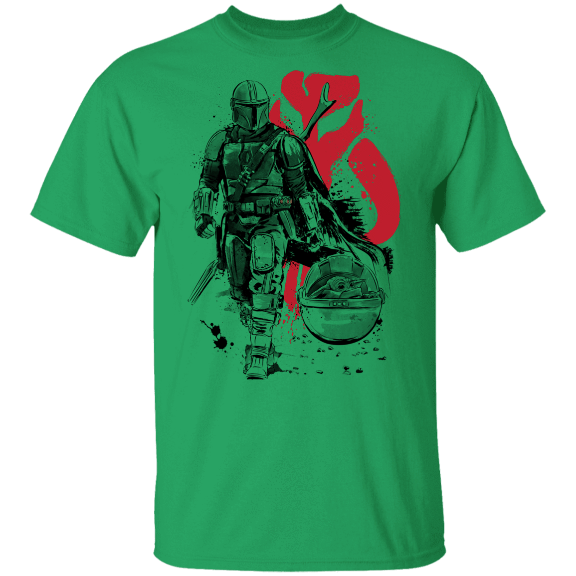 T-Shirts Irish Green / YXS Lone Hunter and Cub Youth T-Shirt