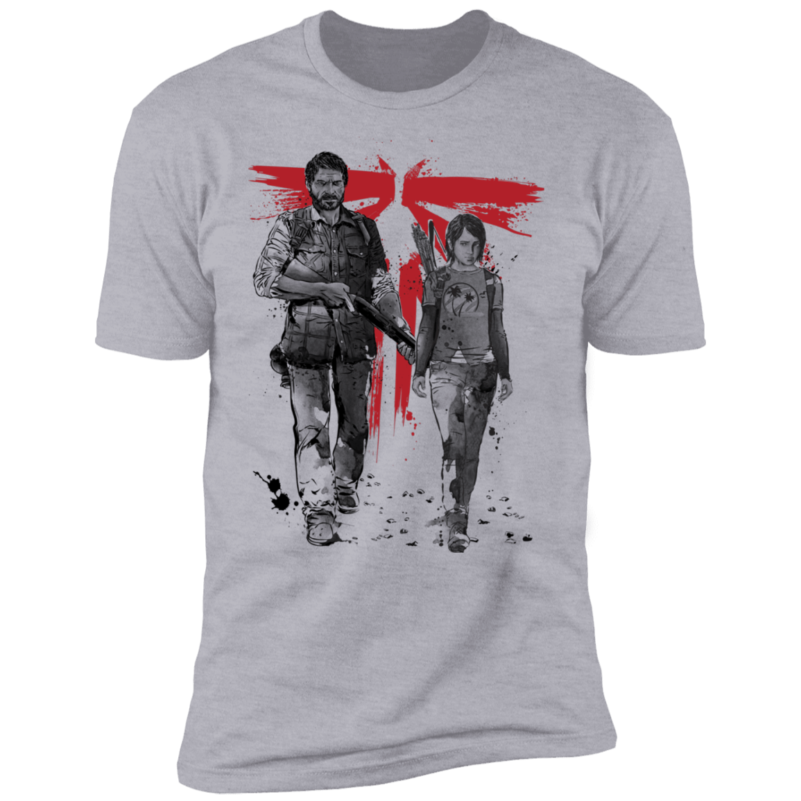 T-Shirts Heather Grey / S Lone Survivor and Cub Men's Premium T-Shirt