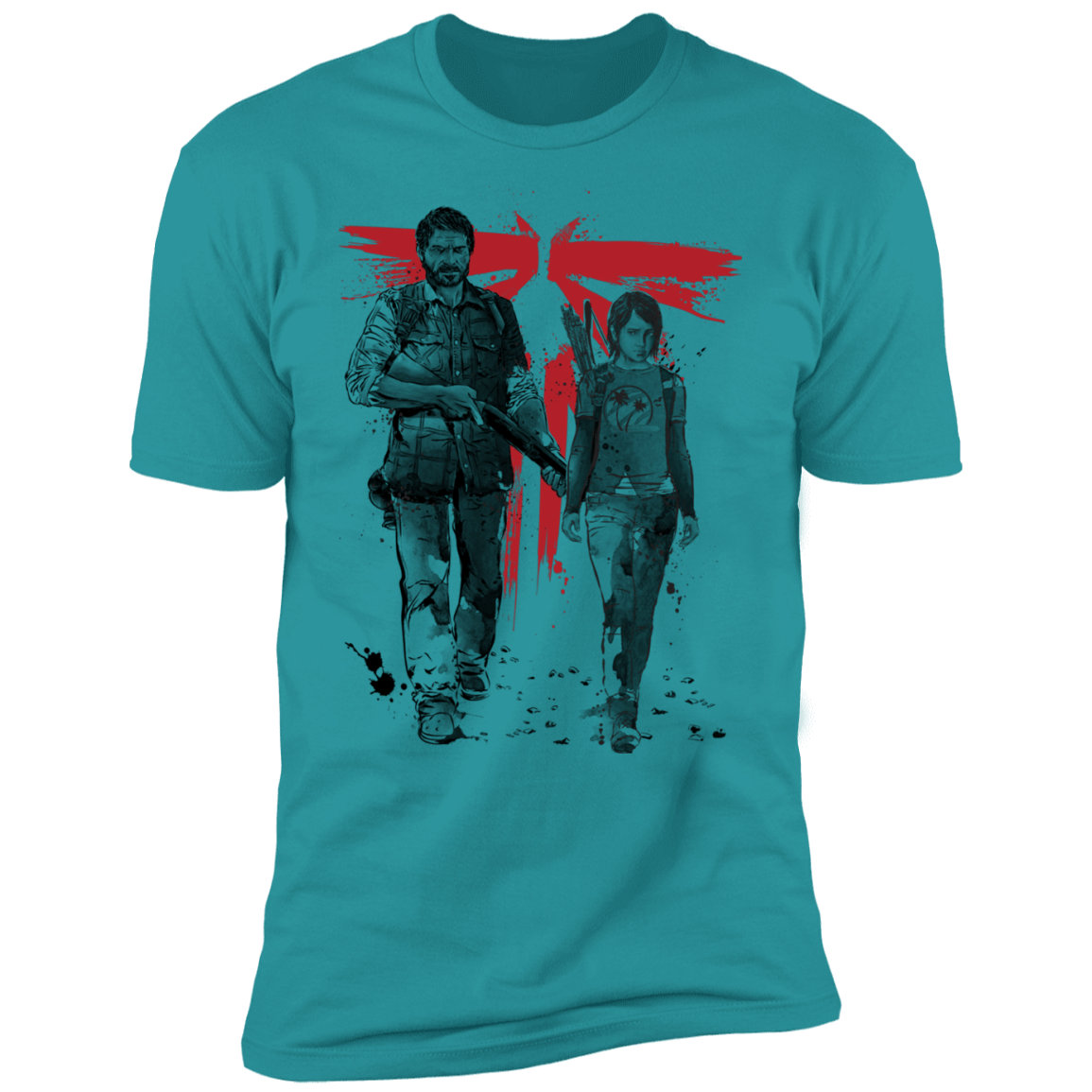 T-Shirts Tahiti Blue / S Lone Survivor and Cub Men's Premium T-Shirt