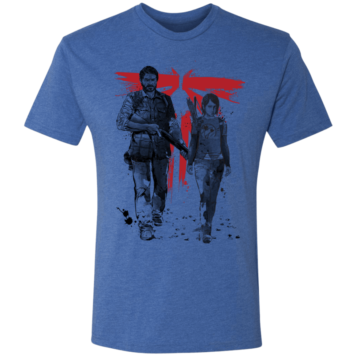 T-Shirts Vintage Royal / S Lone Survivor and Cub Men's Triblend T-Shirt