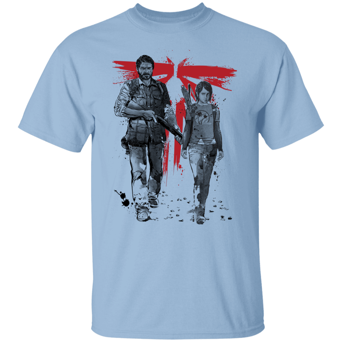 T-Shirts Light Blue / S Lone Survivor and Cub T-Shirt