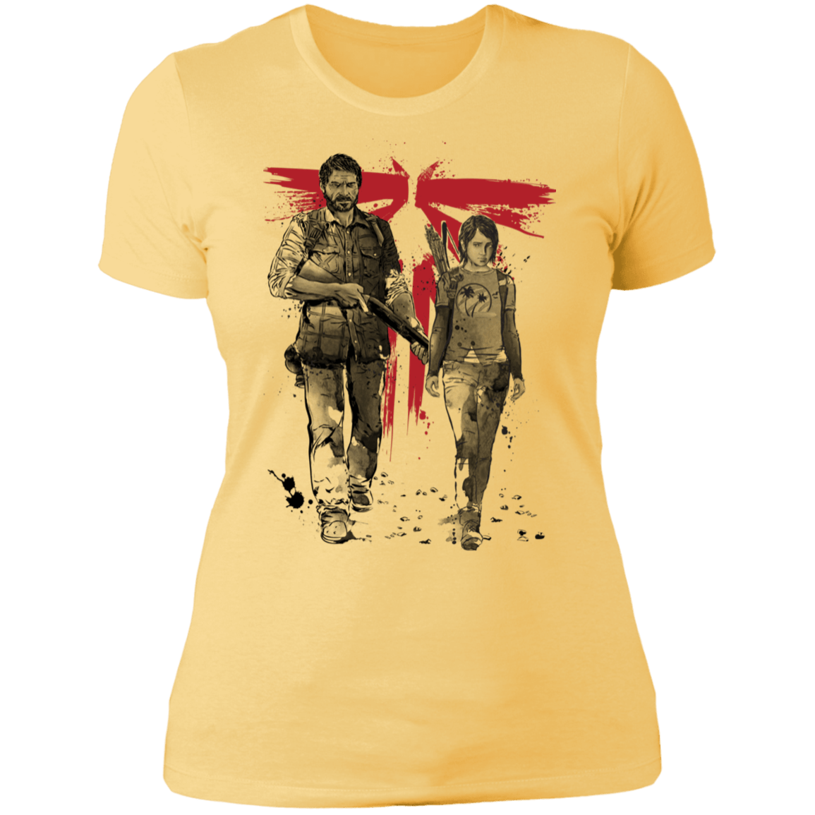 T-Shirts Banana Cream/ / S Lone Survivor and Cub Women's Premium T-Shirt