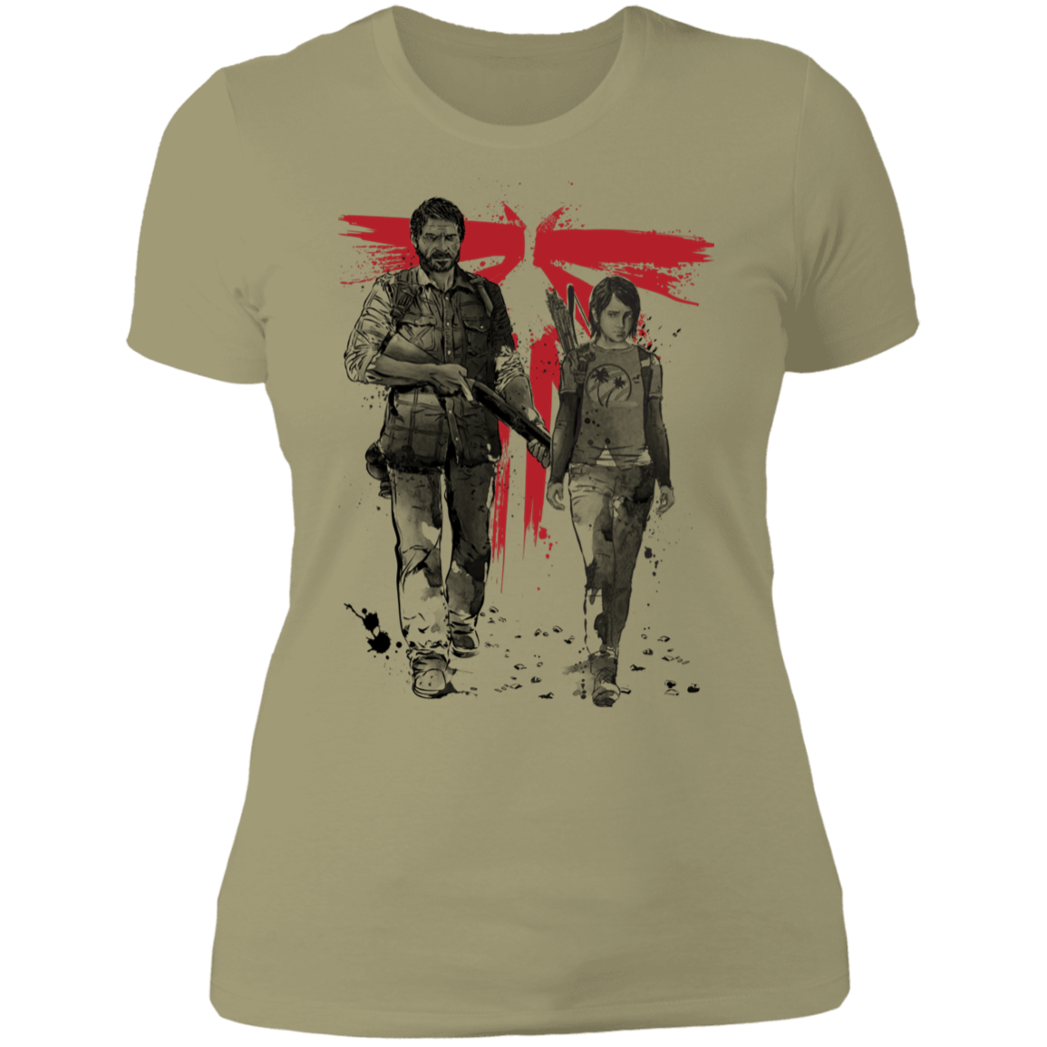 T-Shirts Light Olive / S Lone Survivor and Cub Women's Premium T-Shirt