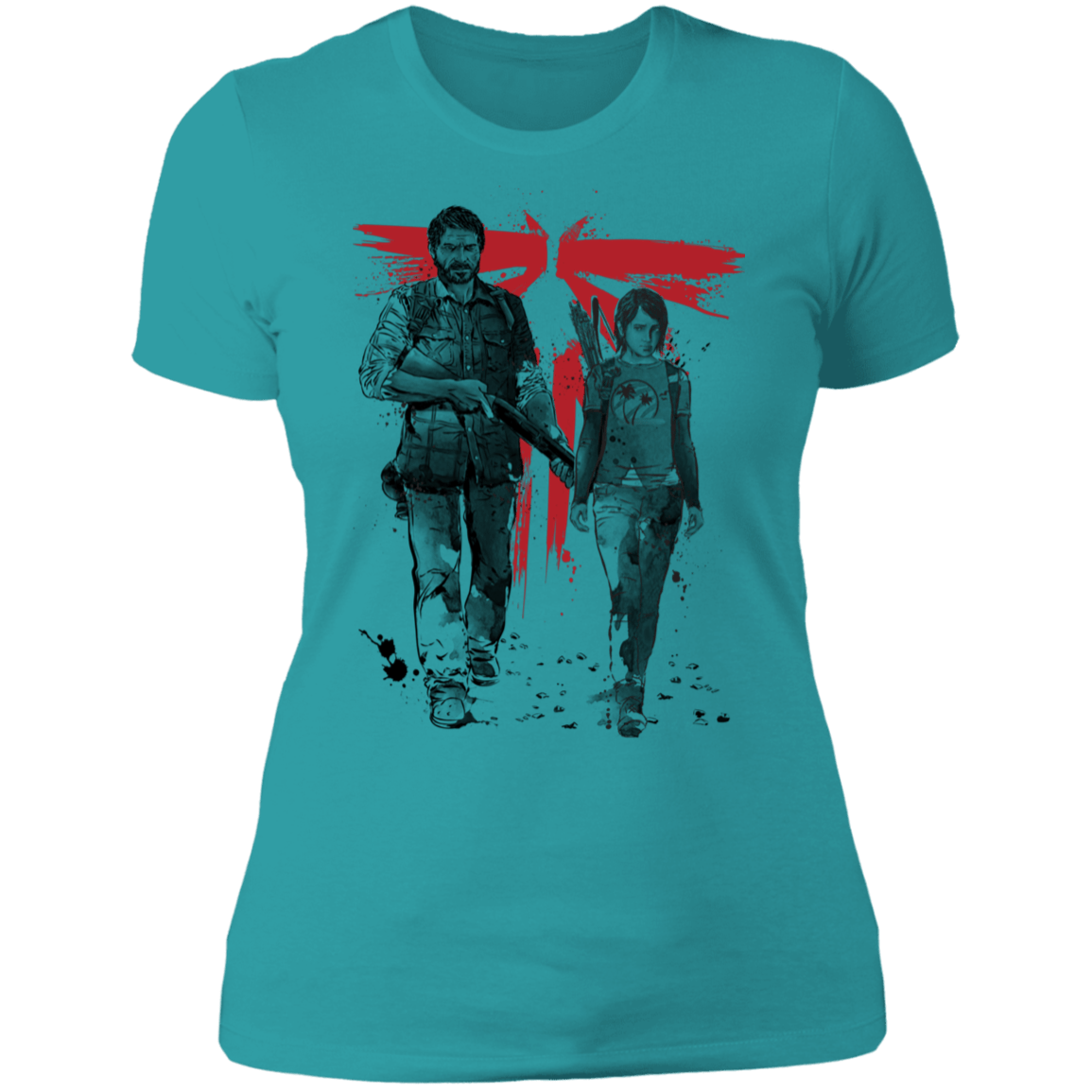 T-Shirts Tahiti Blue / S Lone Survivor and Cub Women's Premium T-Shirt