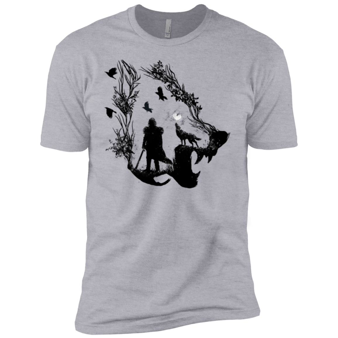 T-Shirts Heather Grey / YXS Lone wolf Boys Premium T-Shirt