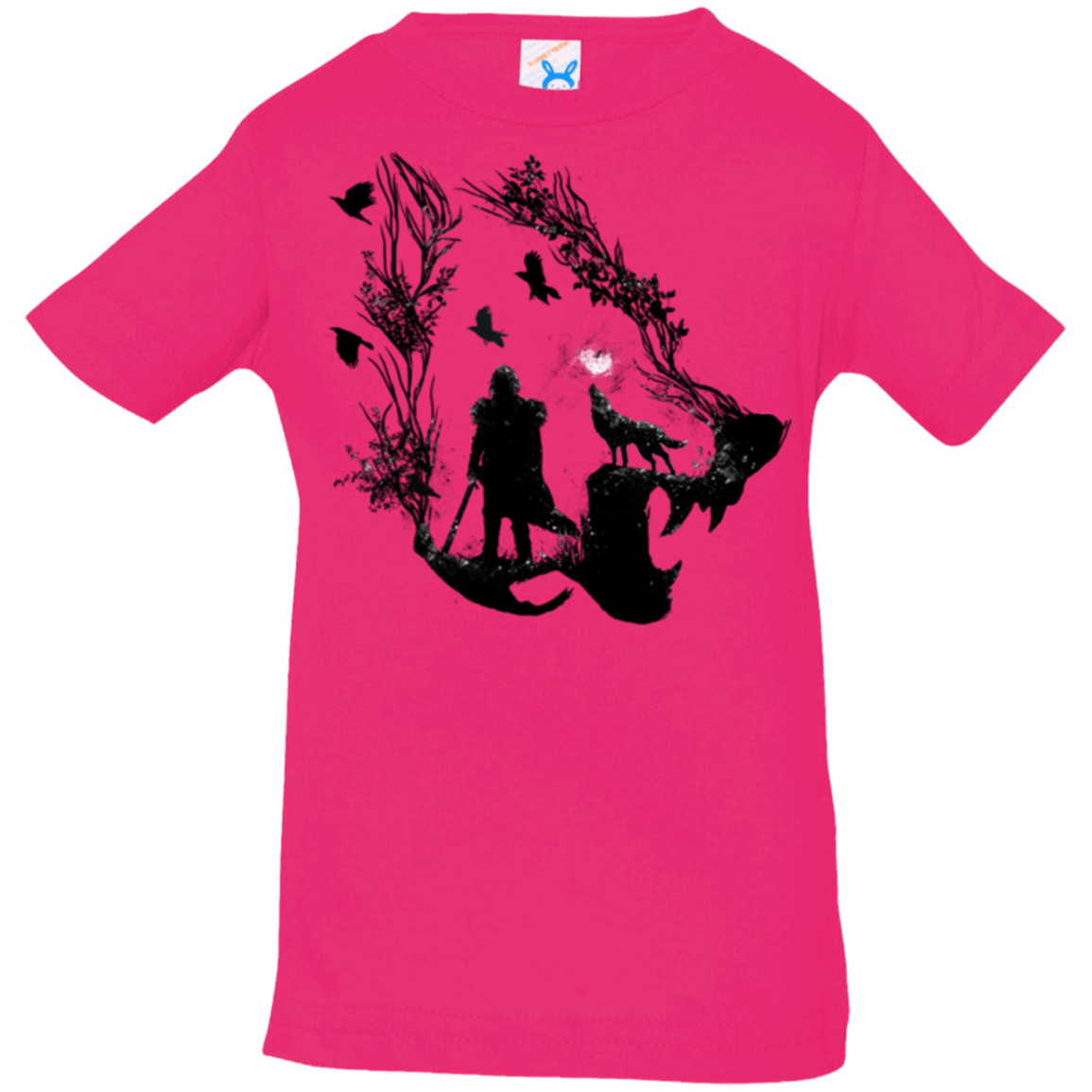 T-Shirts Hot Pink / 6 Months Lone wolf Infant Premium T-Shirt