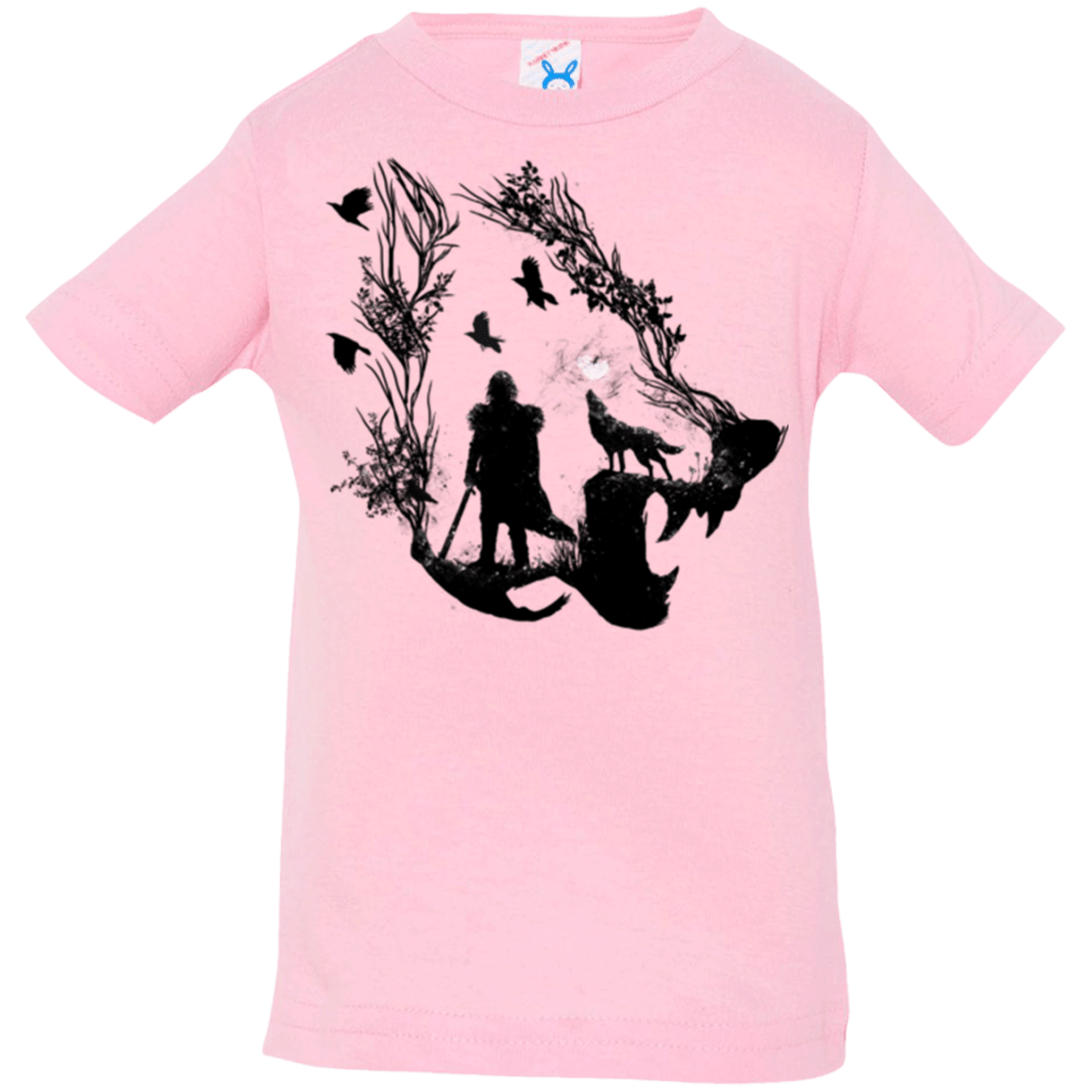 T-Shirts Pink / 6 Months Lone wolf Infant Premium T-Shirt