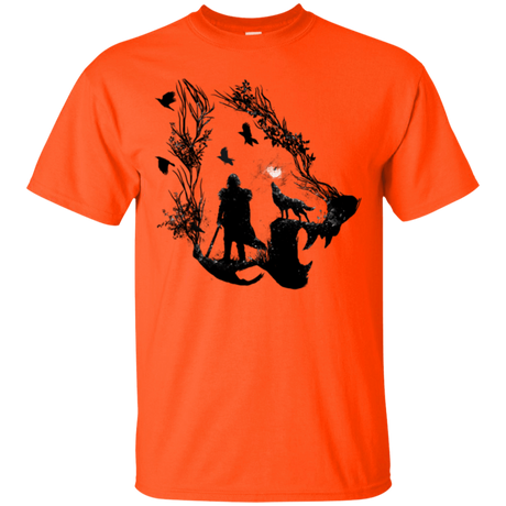 T-Shirts Orange / Small Lone wolf T-Shirt