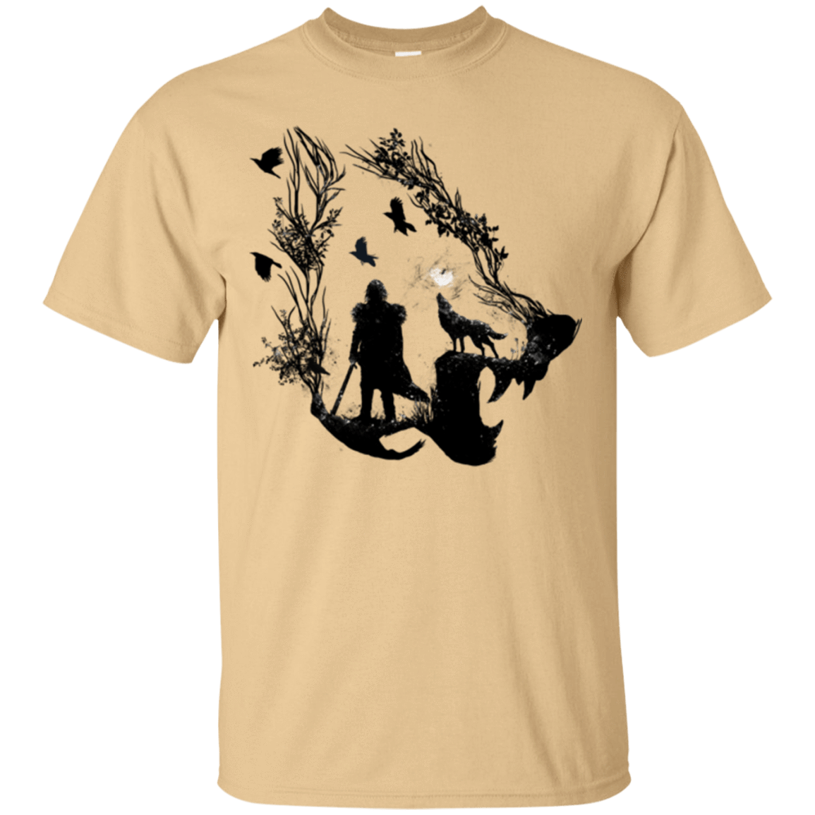 T-Shirts Vegas Gold / Small Lone wolf T-Shirt