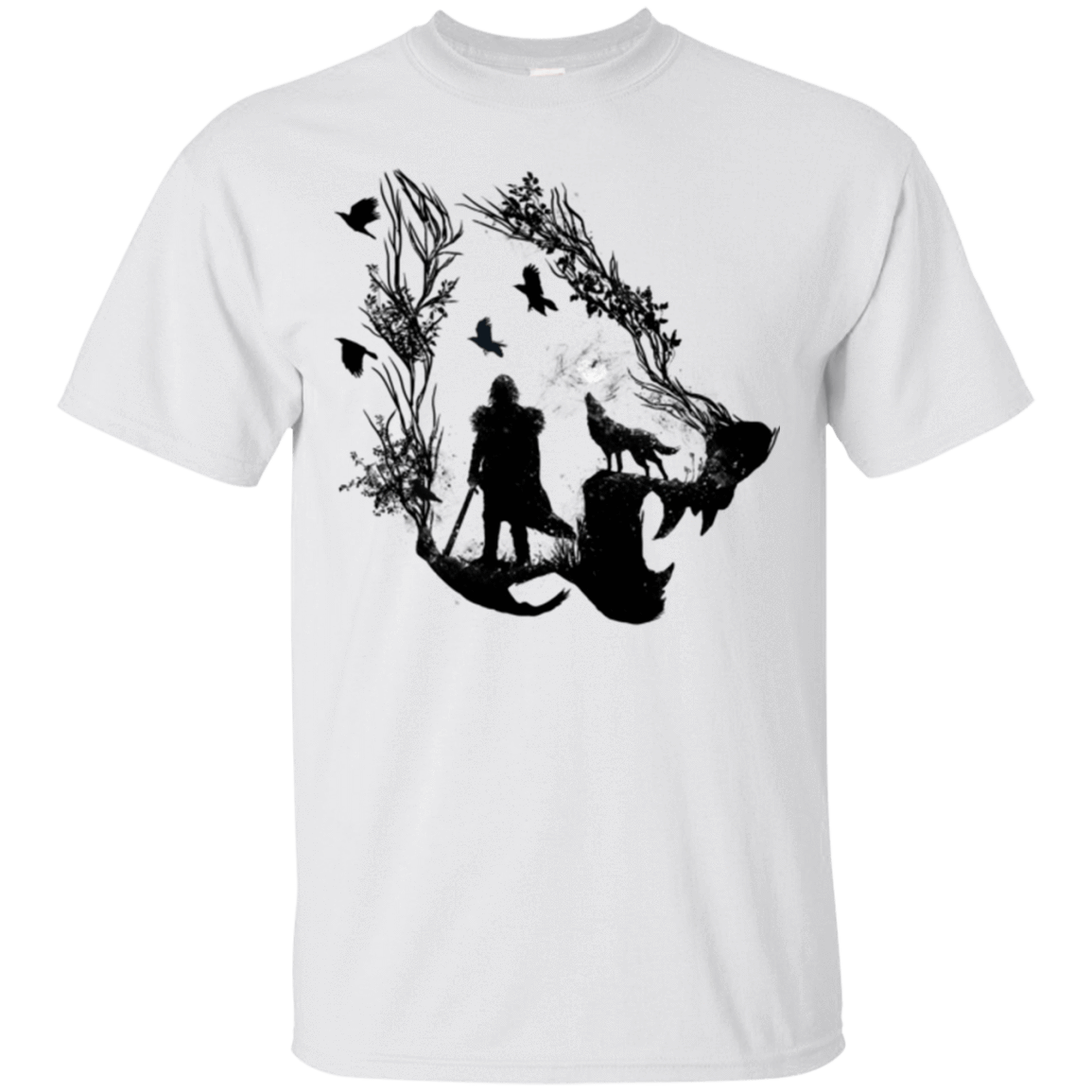T-Shirts White / Small Lone wolf T-Shirt