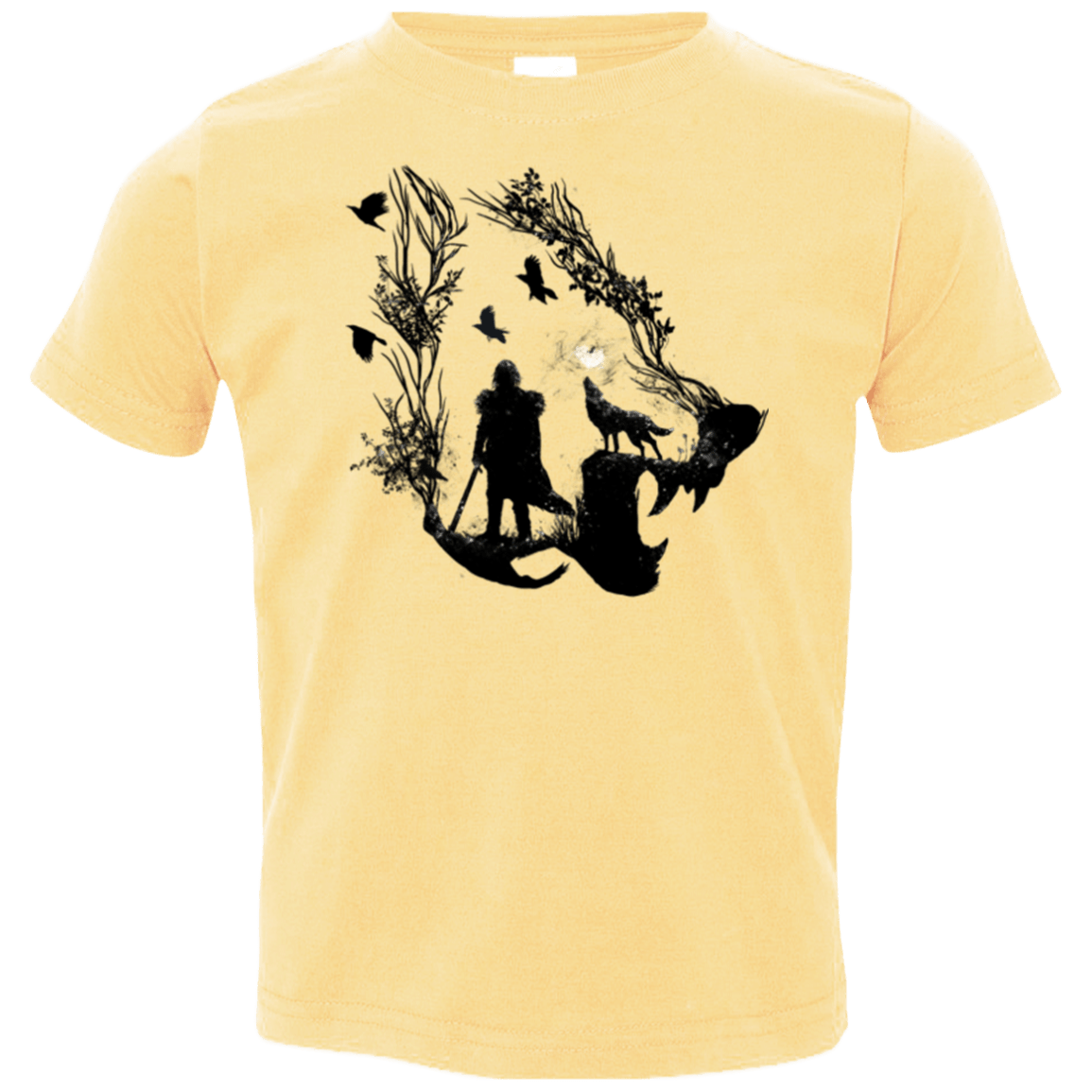 T-Shirts Butter / 2T Lone wolf Toddler Premium T-Shirt