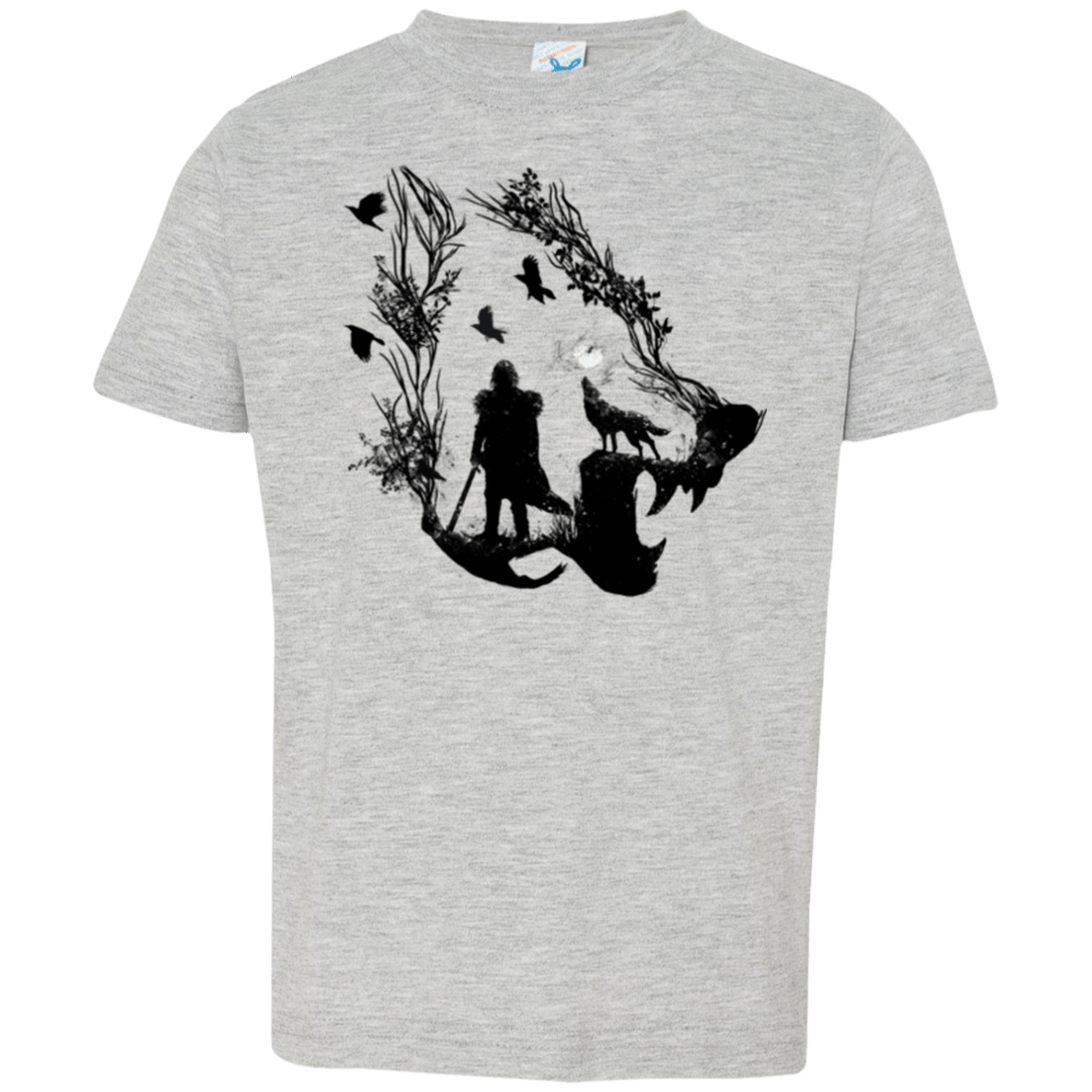 T-Shirts Heather / 2T Lone wolf Toddler Premium T-Shirt