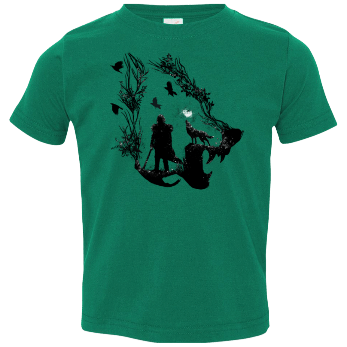 T-Shirts Kelly / 2T Lone wolf Toddler Premium T-Shirt