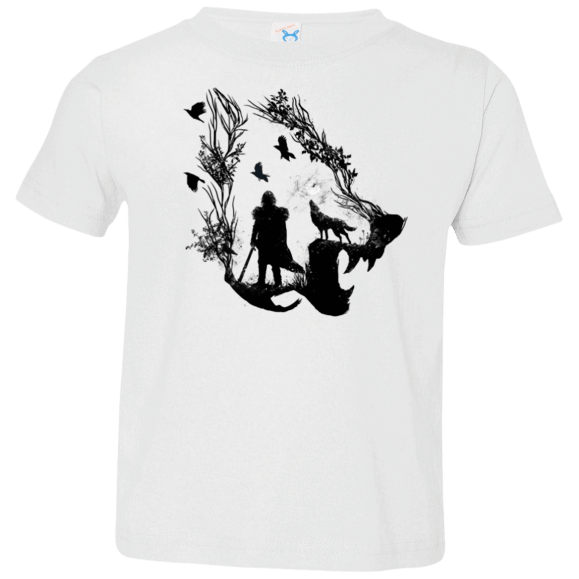 T-Shirts White / 2T Lone wolf Toddler Premium T-Shirt