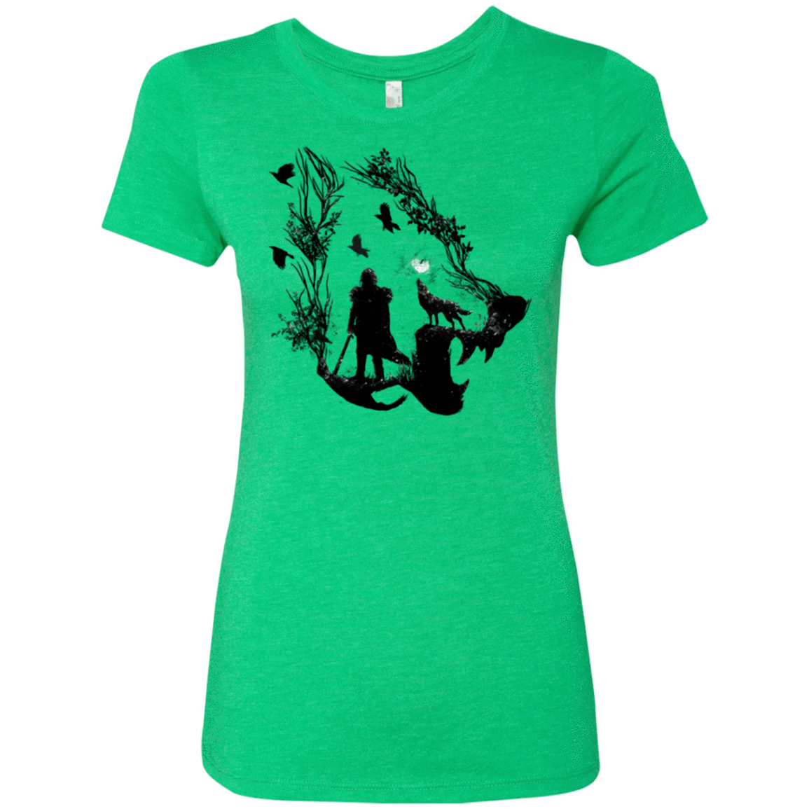 T-Shirts Envy / Small Lone wolf Women's Triblend T-Shirt