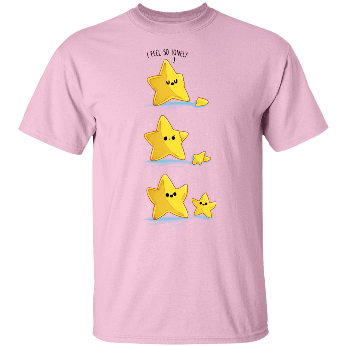 T-Shirts Light Pink / S Lonely Star T-Shirt