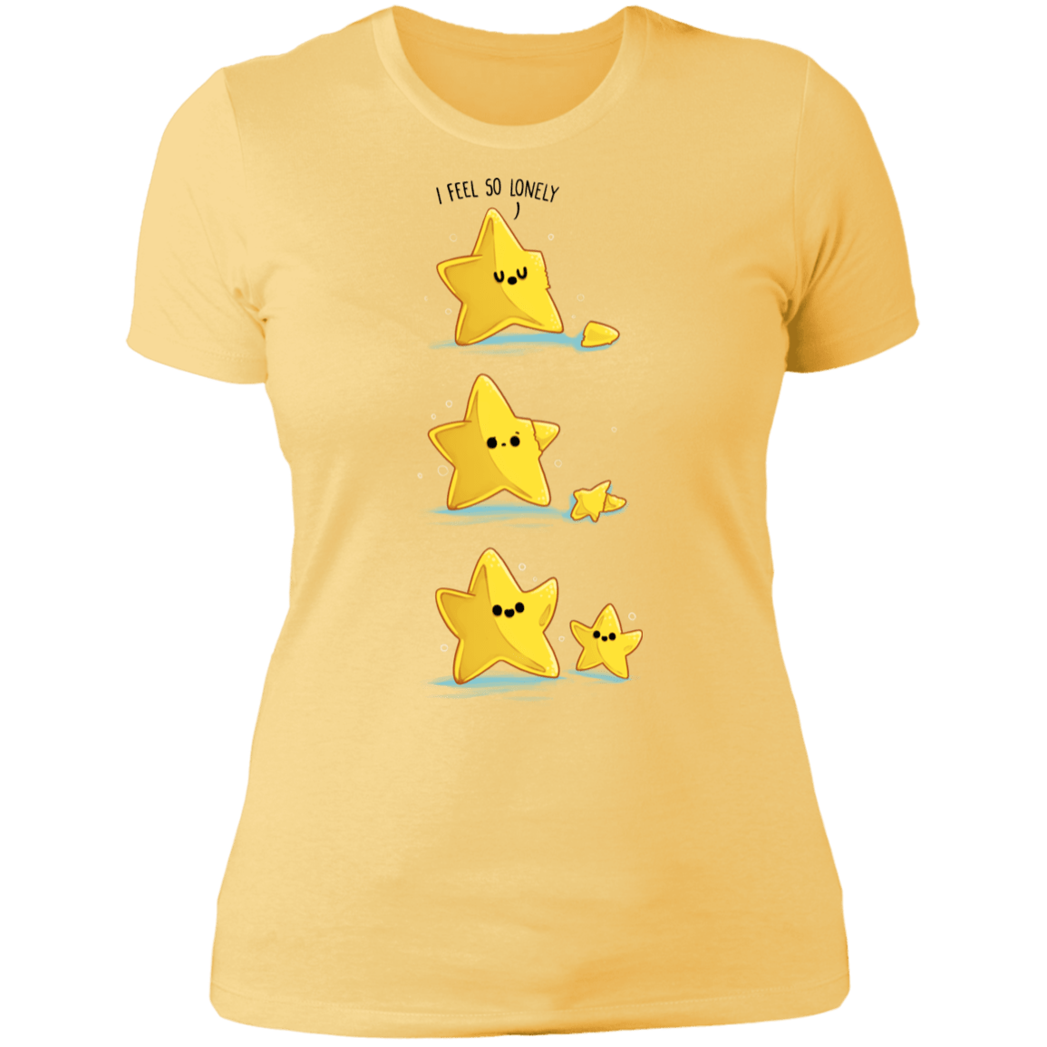 T-Shirts Banana Cream/ / S Lonely Star Women's Premium T-Shirt