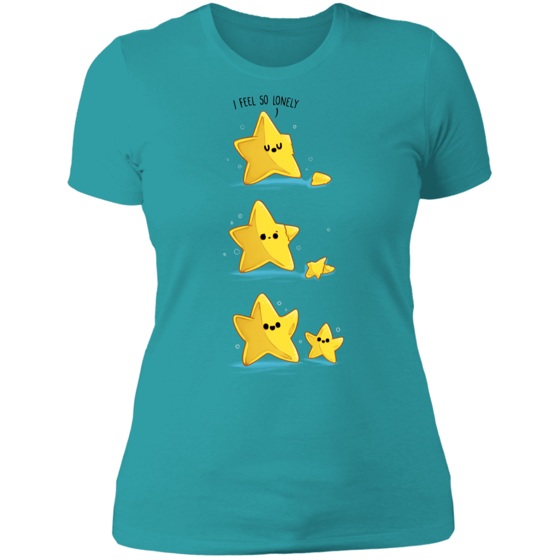T-Shirts Tahiti Blue / S Lonely Star Women's Premium T-Shirt