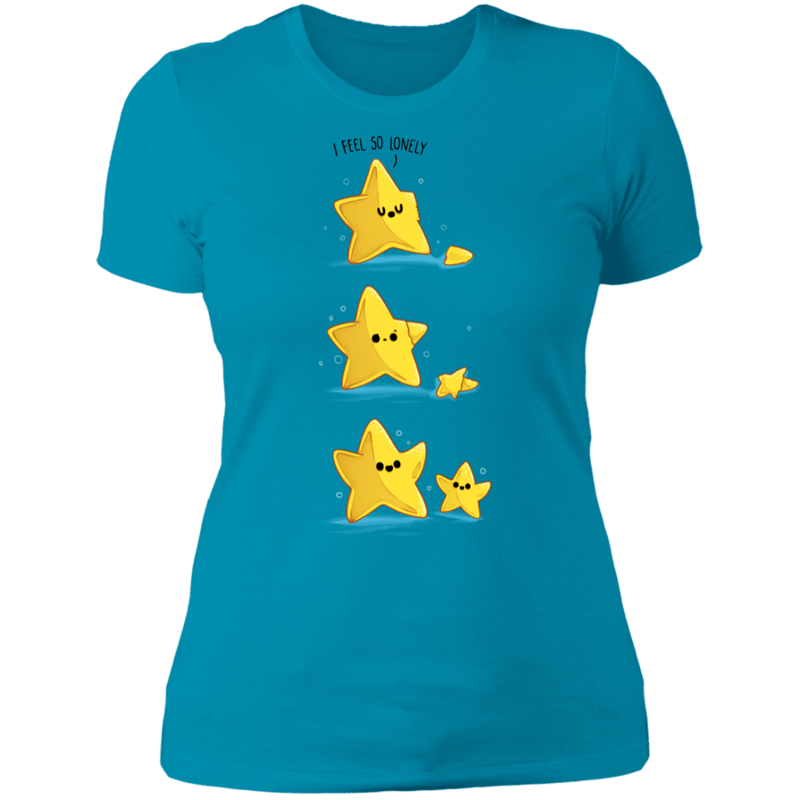 T-Shirts Turquoise / S Lonely Star Women's Premium T-Shirt
