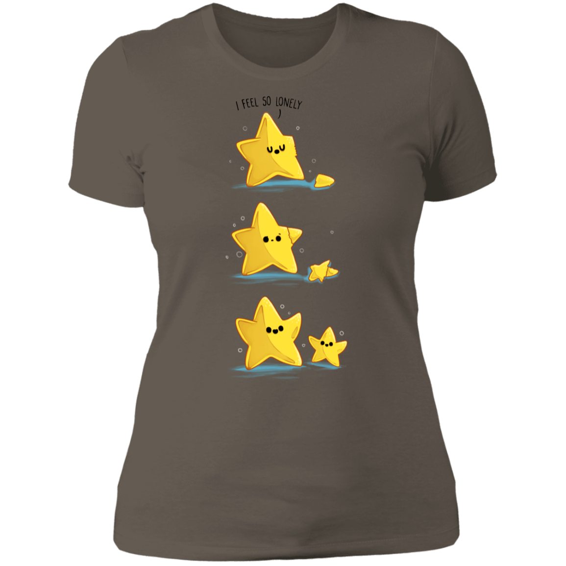 T-Shirts Warm Grey / S Lonely Star Women's Premium T-Shirt