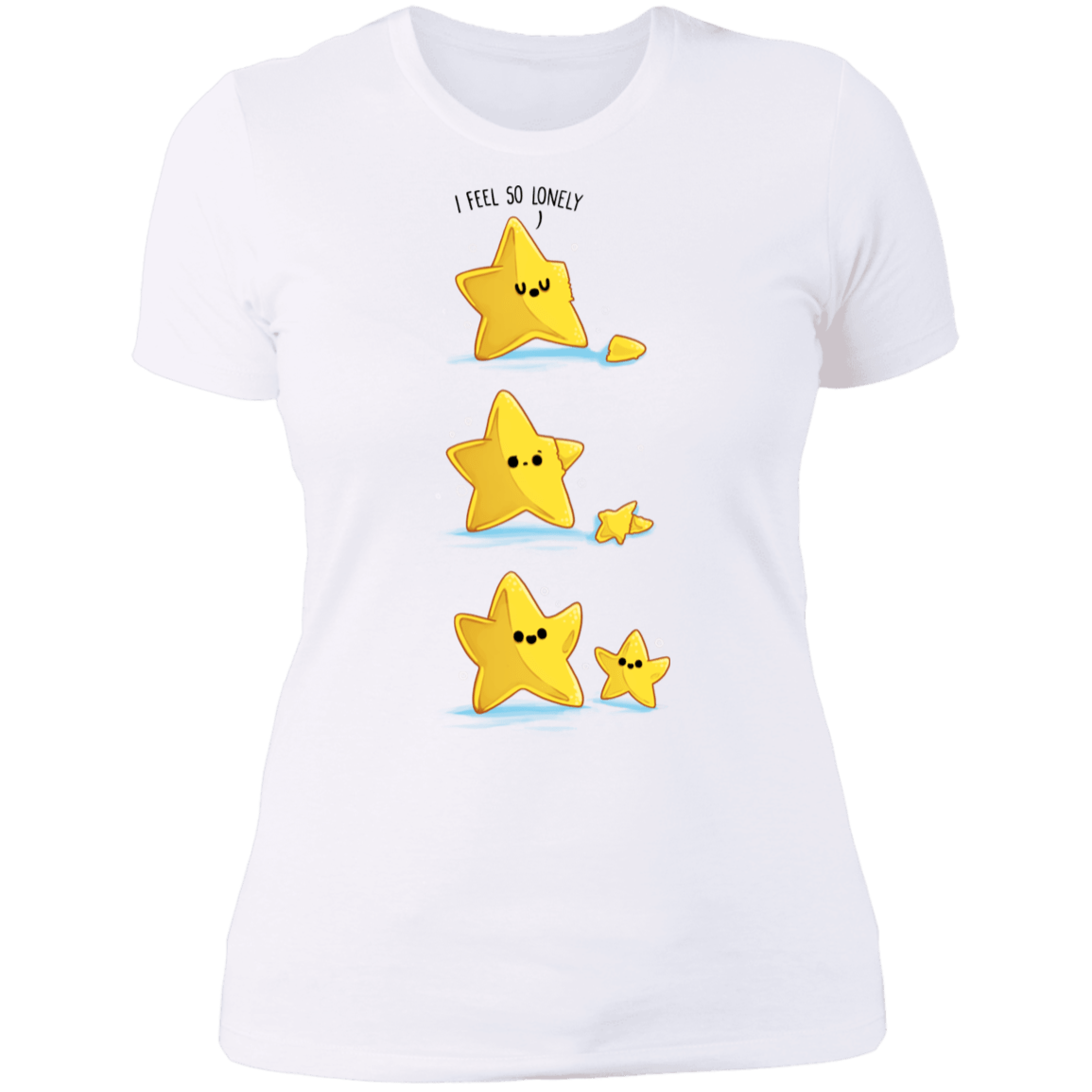 T-Shirts White / S Lonely Star Women's Premium T-Shirt