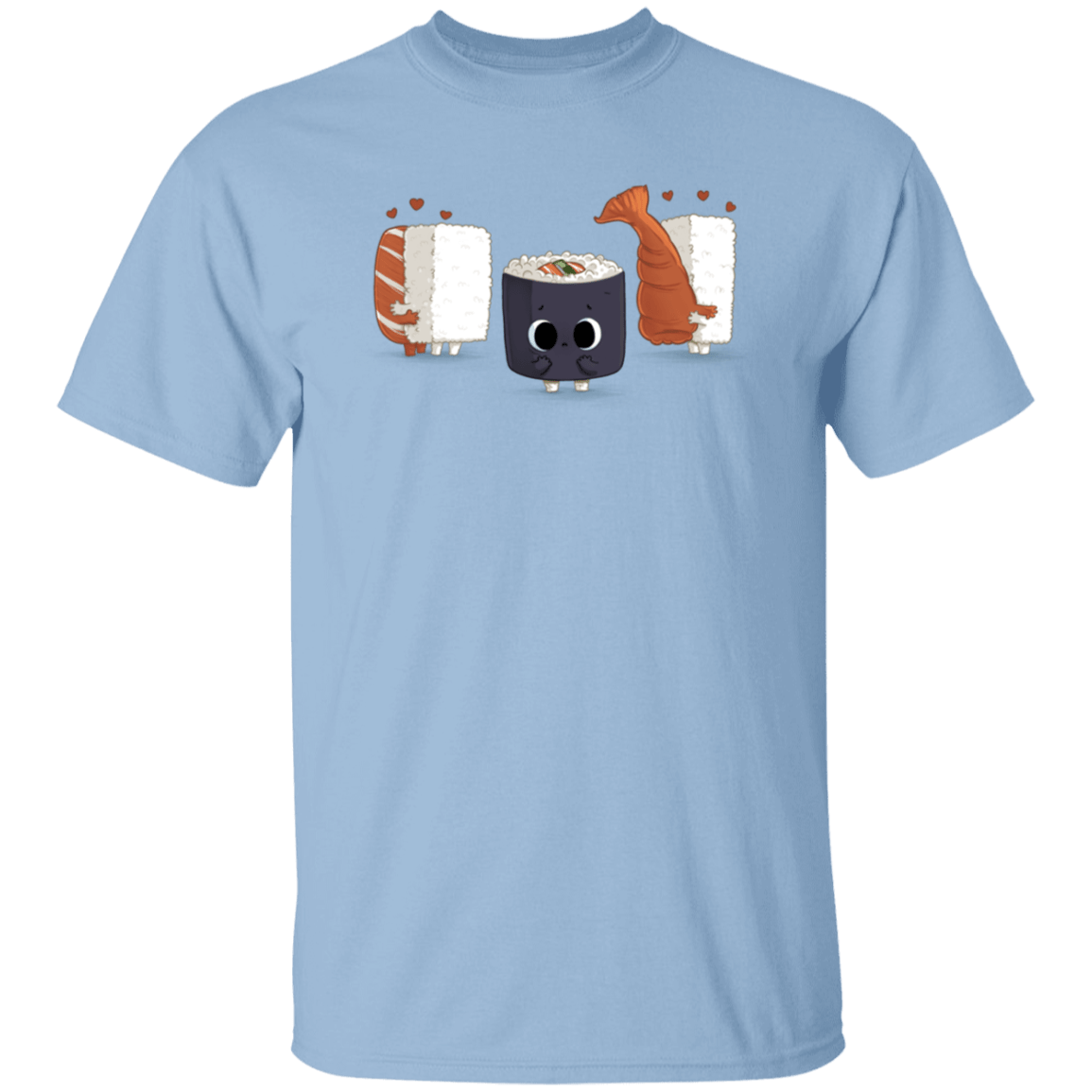 T-Shirts Light Blue / S Lonely Sushi T-Shirt