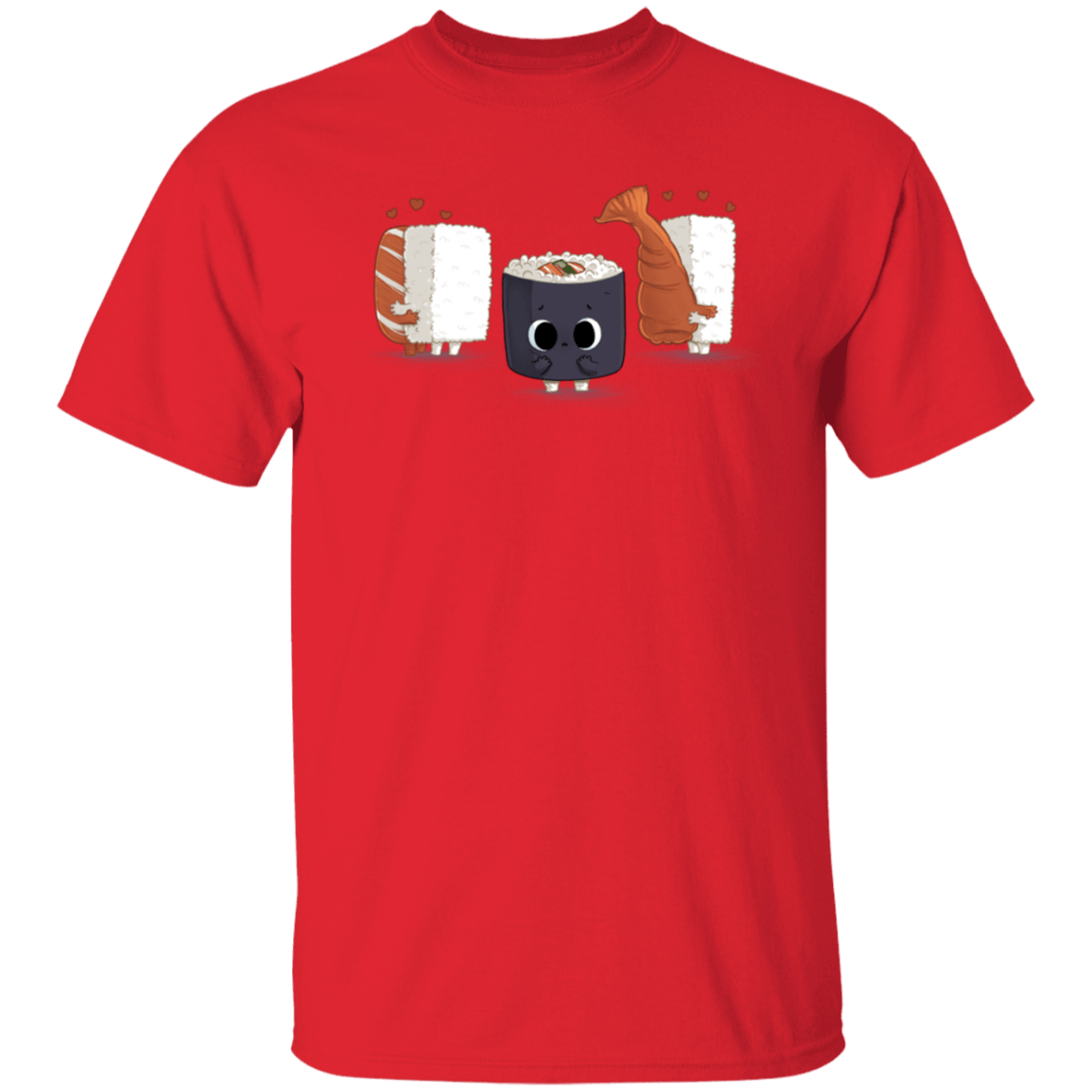 T-Shirts Red / S Lonely Sushi T-Shirt