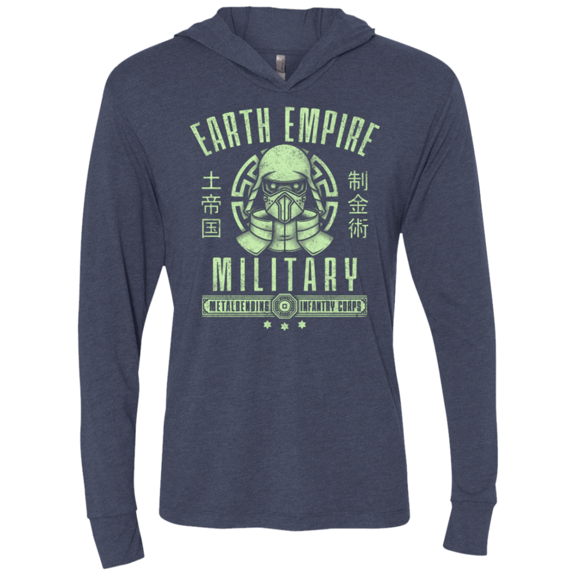 T-Shirts Vintage Navy / X-Small Long Live Kuvira Triblend Long Sleeve Hoodie Tee
