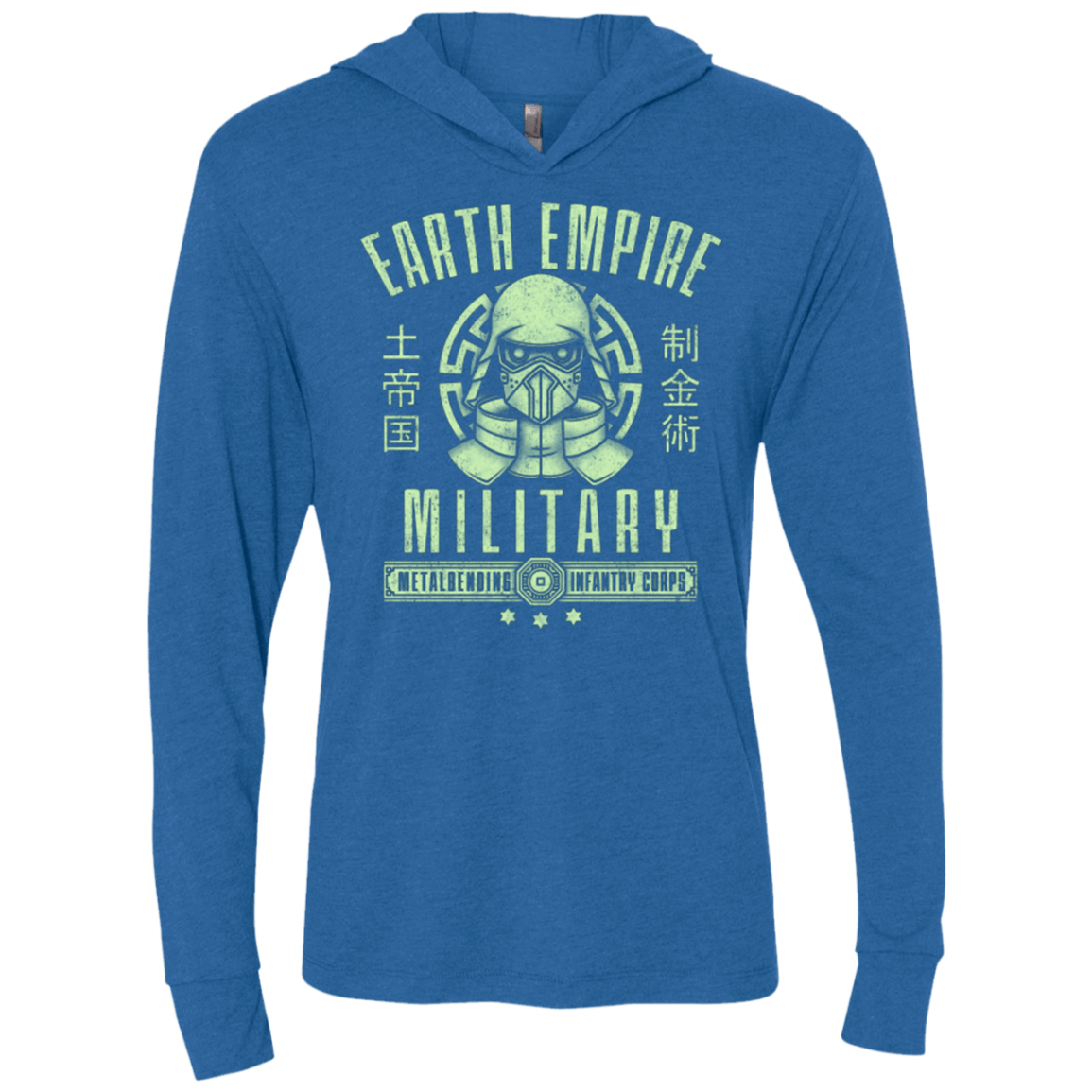 T-Shirts Vintage Royal / X-Small Long Live Kuvira Triblend Long Sleeve Hoodie Tee