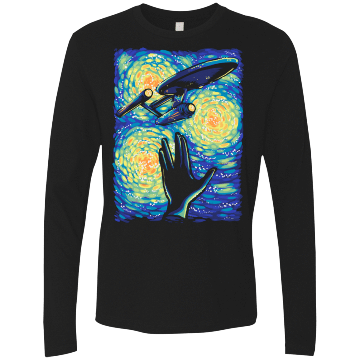 T-Shirts Black / Small Longue Vie Et Prospérité Men's Premium Long Sleeve