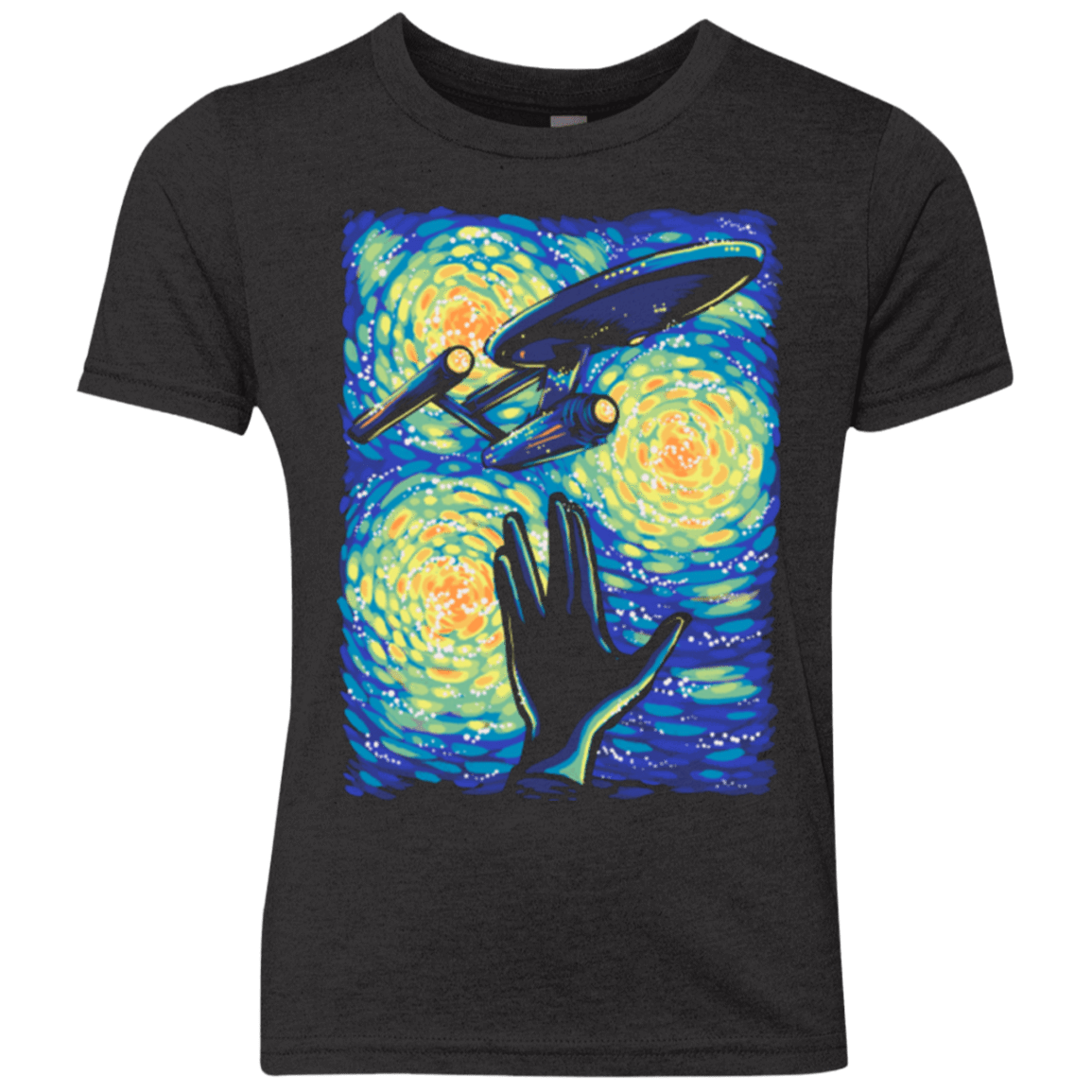 T-Shirts Vintage Black / YXS Longue Vie Et Prospérité Youth Triblend T-Shirt