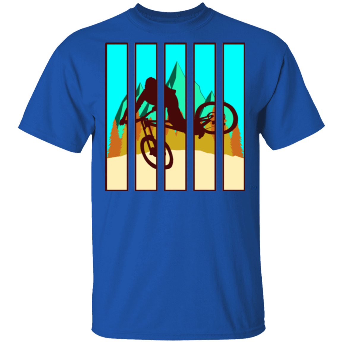 T-Shirts Royal / S Looking Glass Mountain Bike T-Shirt