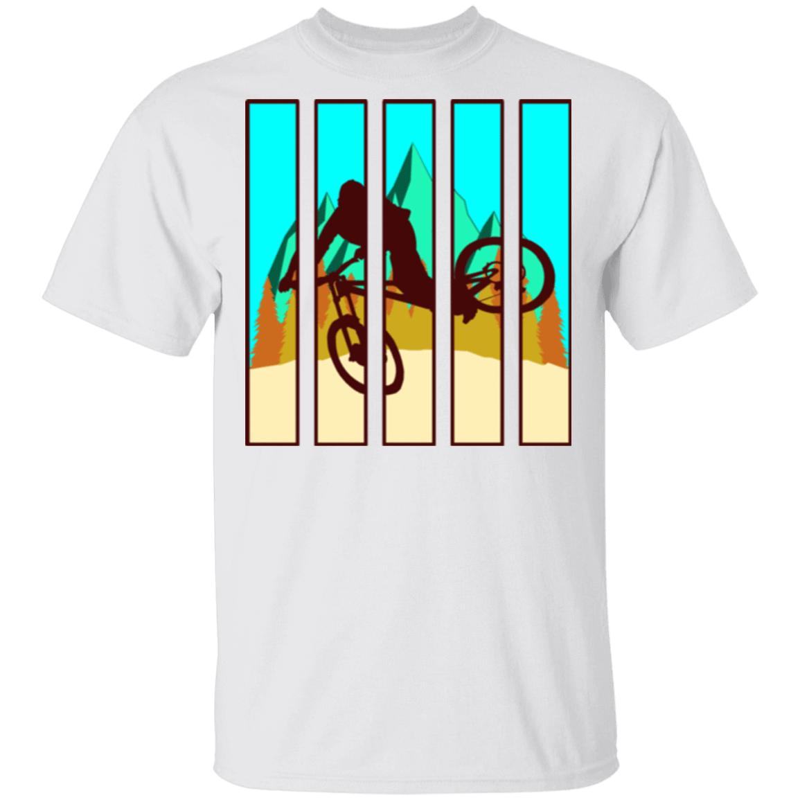 T-Shirts White / S Looking Glass Mountain Bike T-Shirt