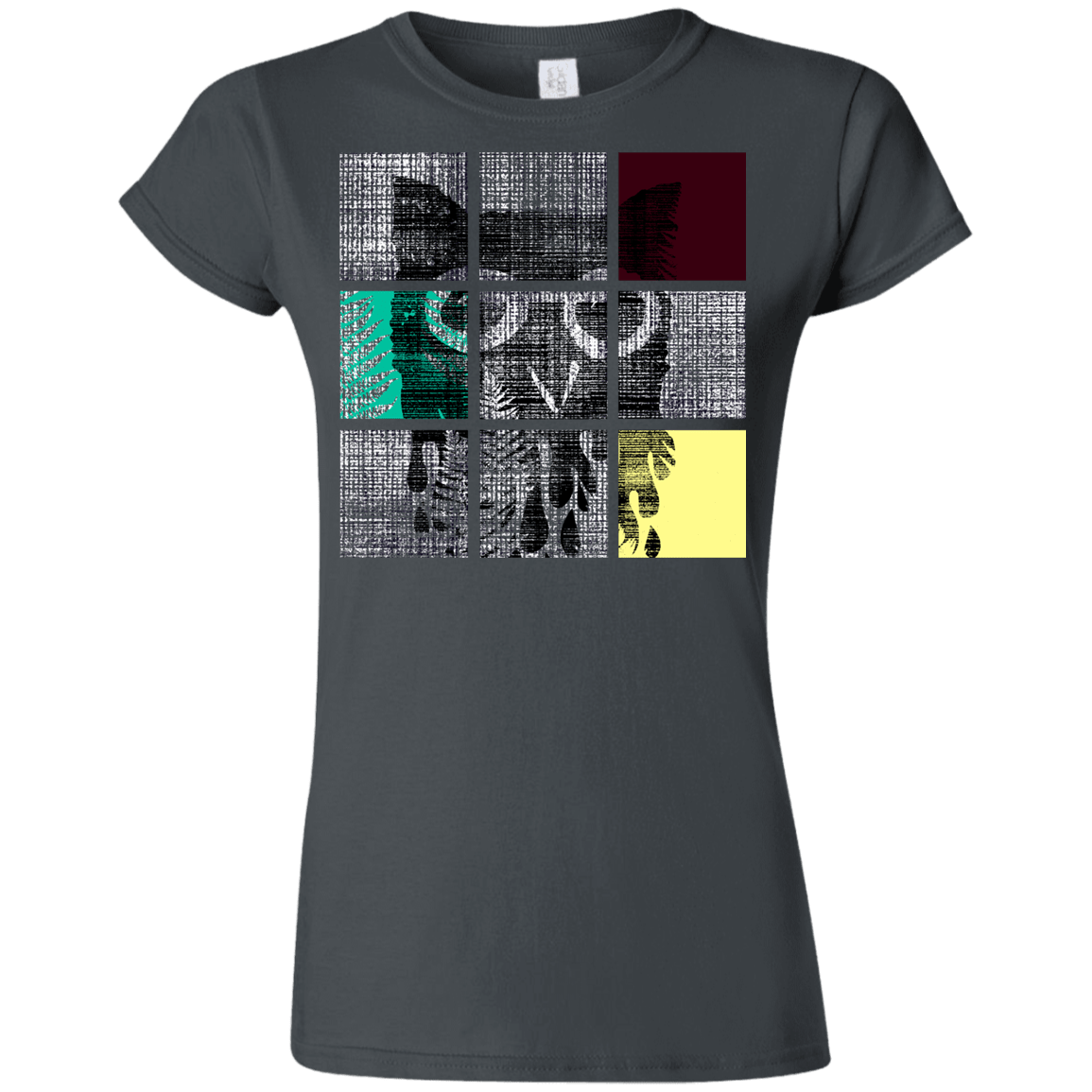 T-Shirts Charcoal / S Looking Glass Owl Junior Slimmer-Fit T-Shirt