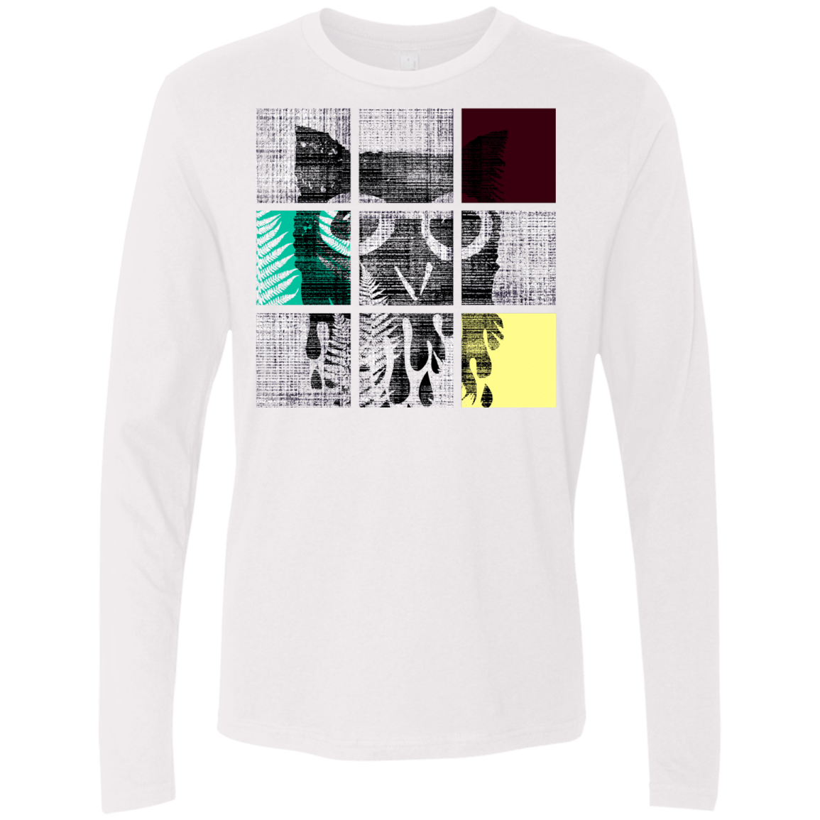 T-Shirts White / S Looking Glass Owl Men's Premium Long Sleeve