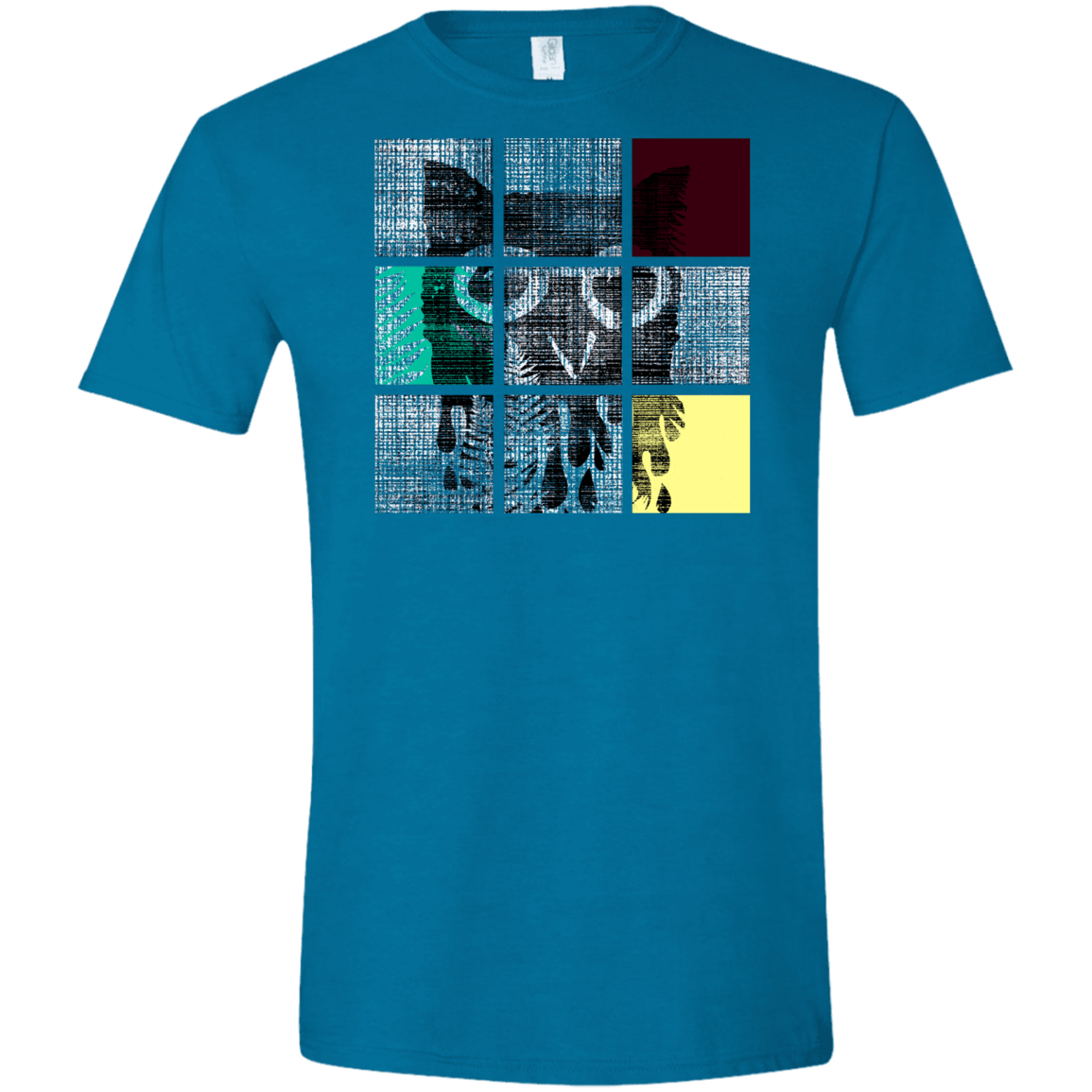 T-Shirts Antique Sapphire / S Looking Glass Owl Men's Semi-Fitted Softstyle