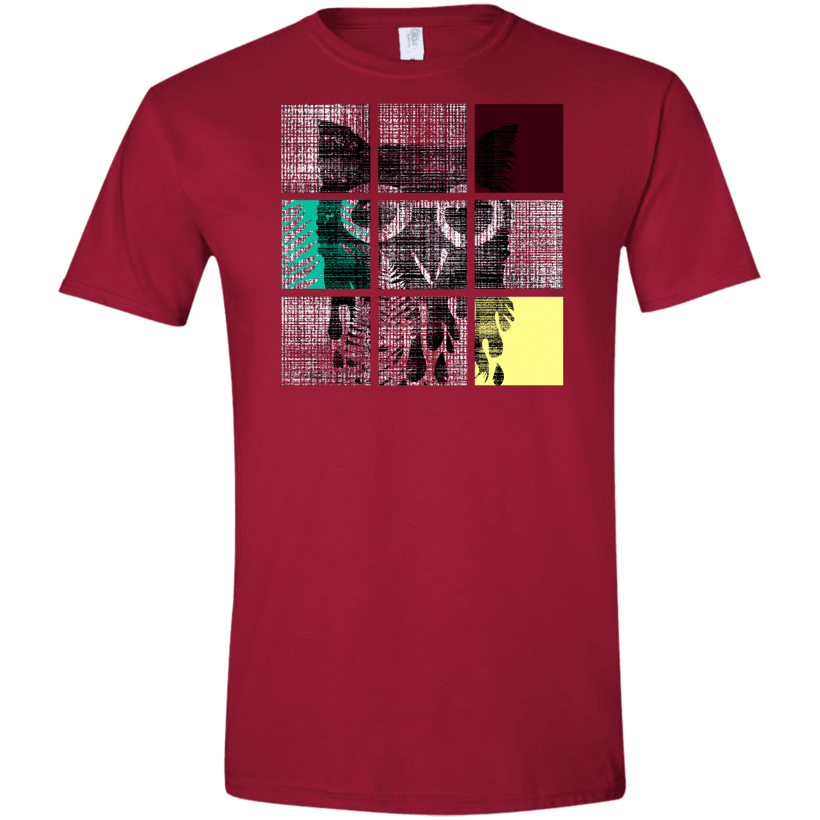 T-Shirts Cardinal Red / S Looking Glass Owl Men's Semi-Fitted Softstyle