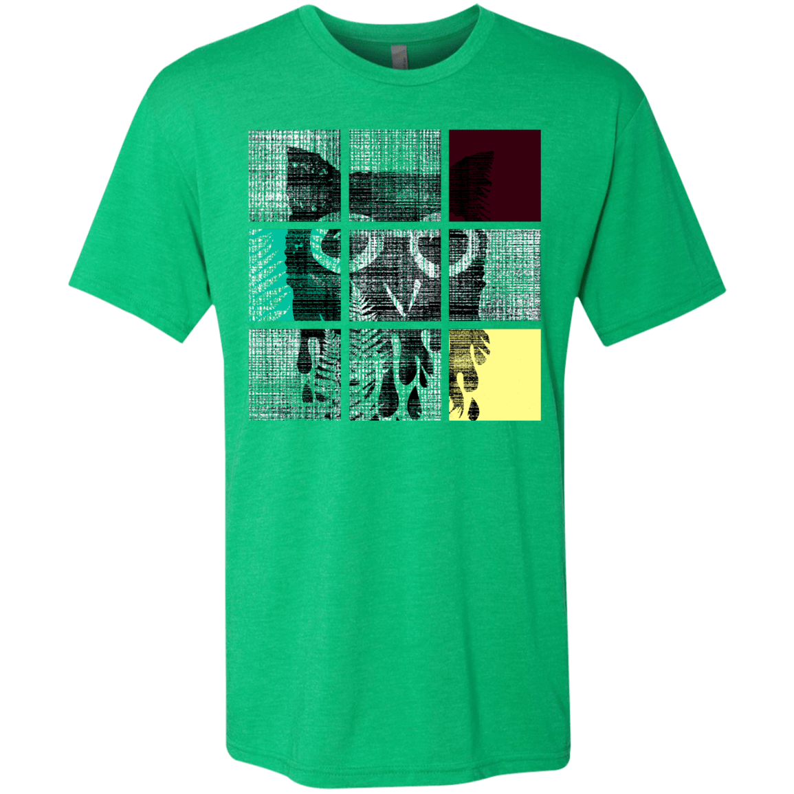 T-Shirts Envy / S Looking Glass Owl Men's Triblend T-Shirt