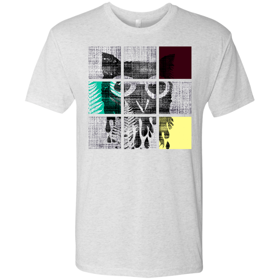 T-Shirts Heather White / S Looking Glass Owl Men's Triblend T-Shirt