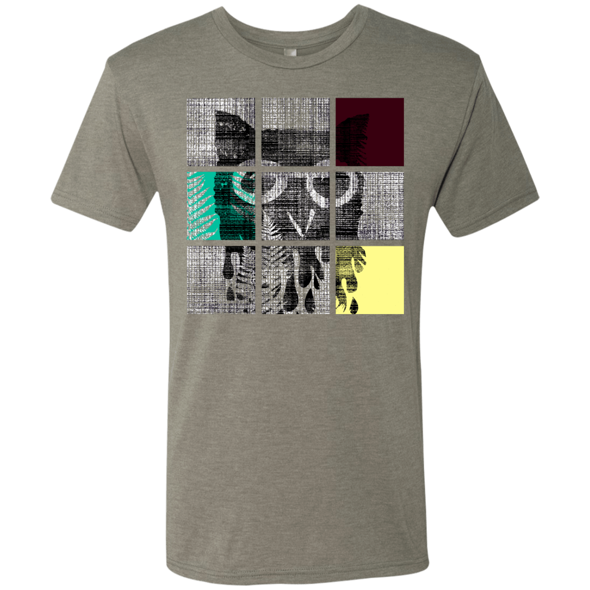T-Shirts Venetian Grey / S Looking Glass Owl Men's Triblend T-Shirt