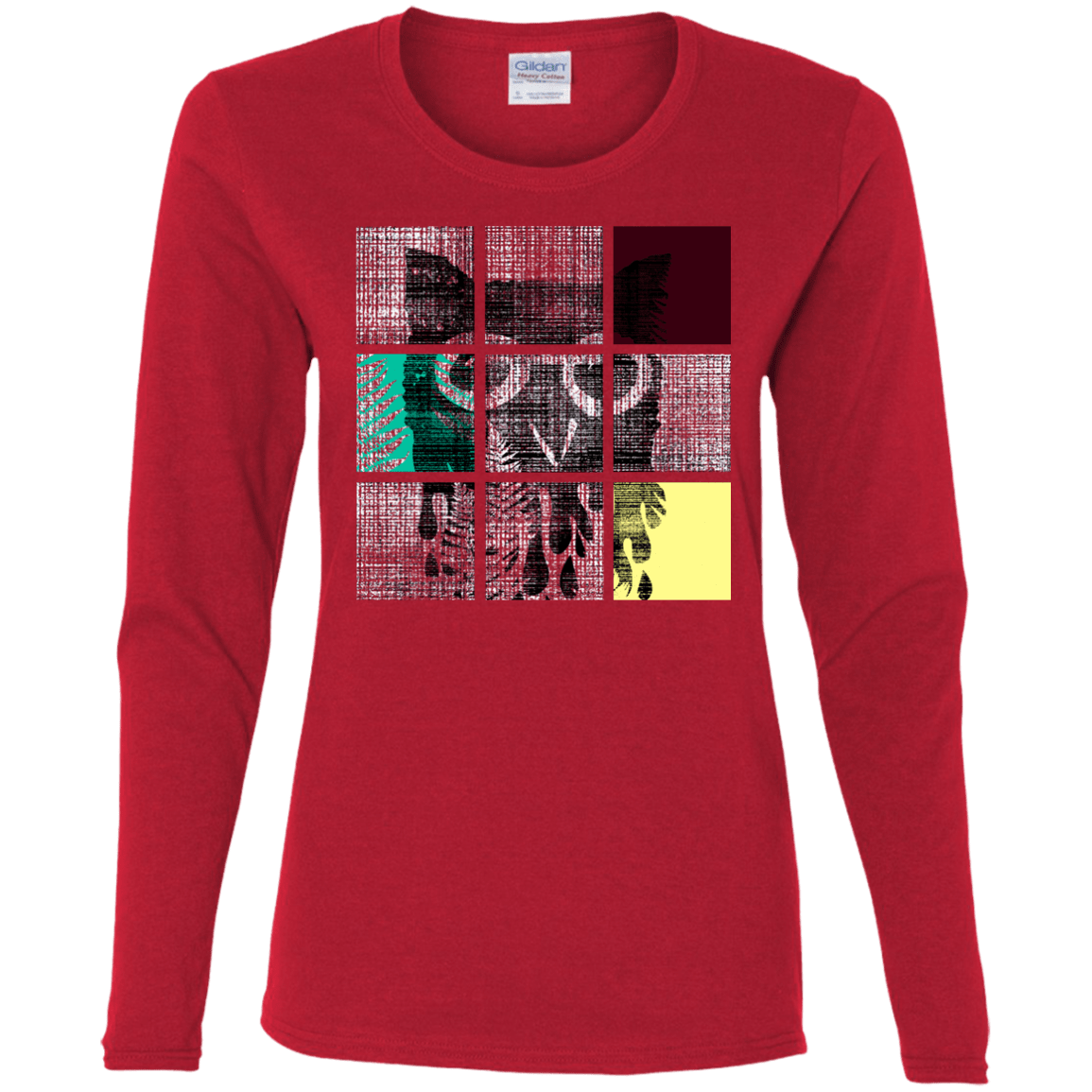T-Shirts Red / S Looking Glass Owl Women's Long Sleeve T-Shirt