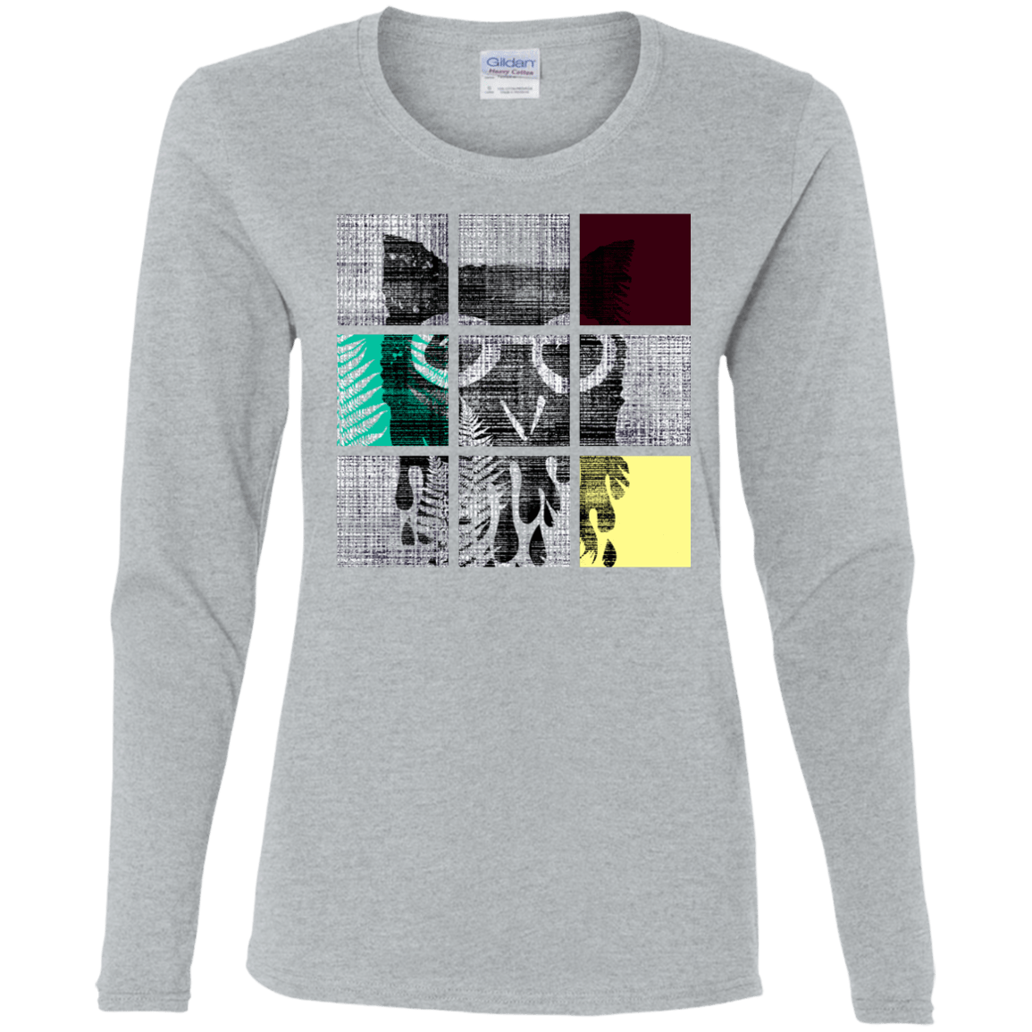 T-Shirts Sport Grey / S Looking Glass Owl Women's Long Sleeve T-Shirt