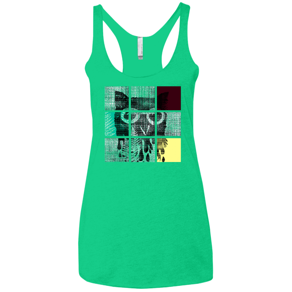 T-Shirts Envy / X-Small Looking Glass Owl Women's Triblend Racerback Tank