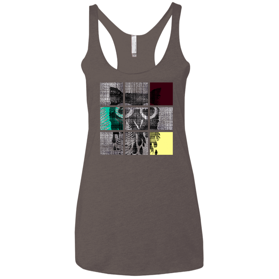 T-Shirts Macchiato / X-Small Looking Glass Owl Women's Triblend Racerback Tank