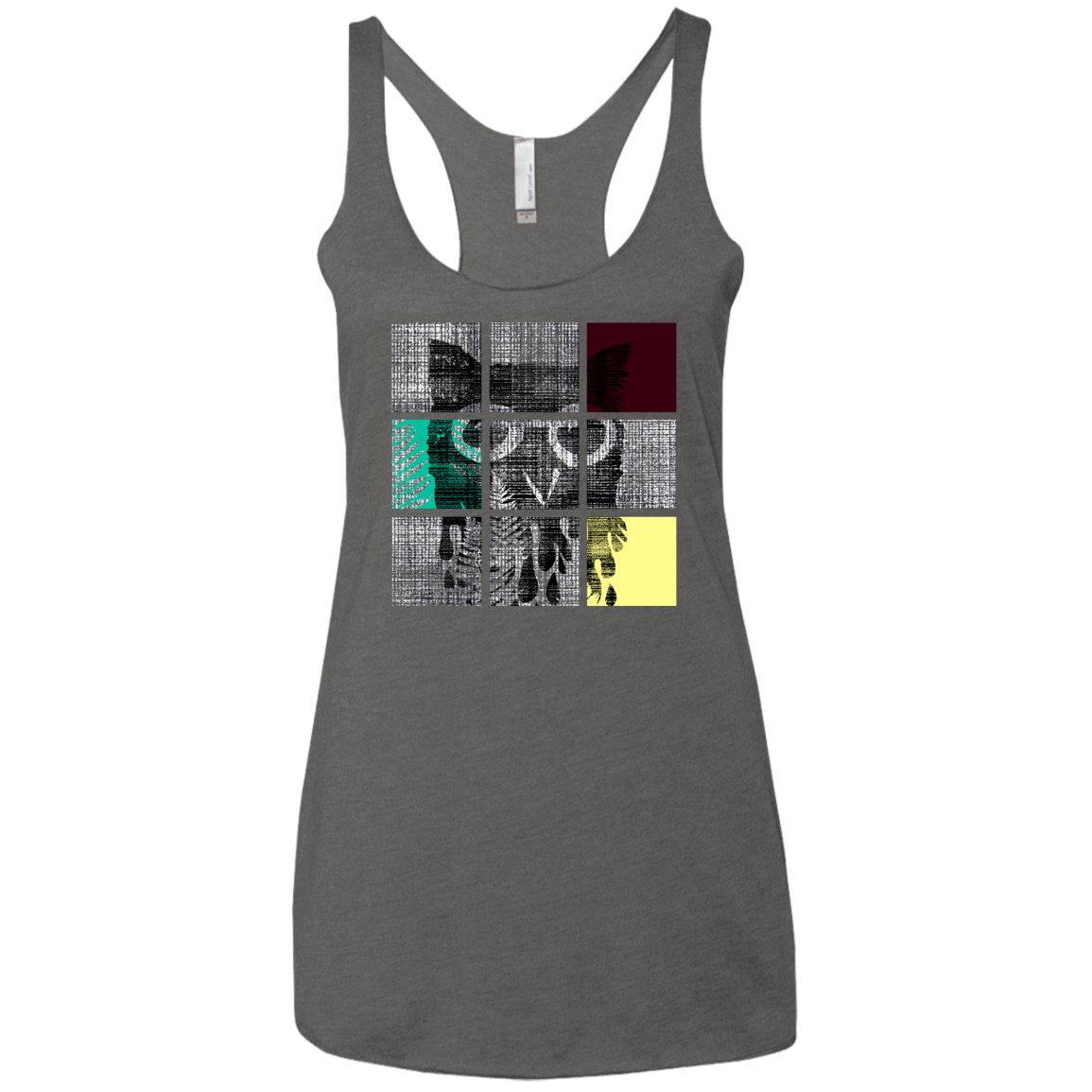 T-Shirts Premium Heather / X-Small Looking Glass Owl Women's Triblend Racerback Tank