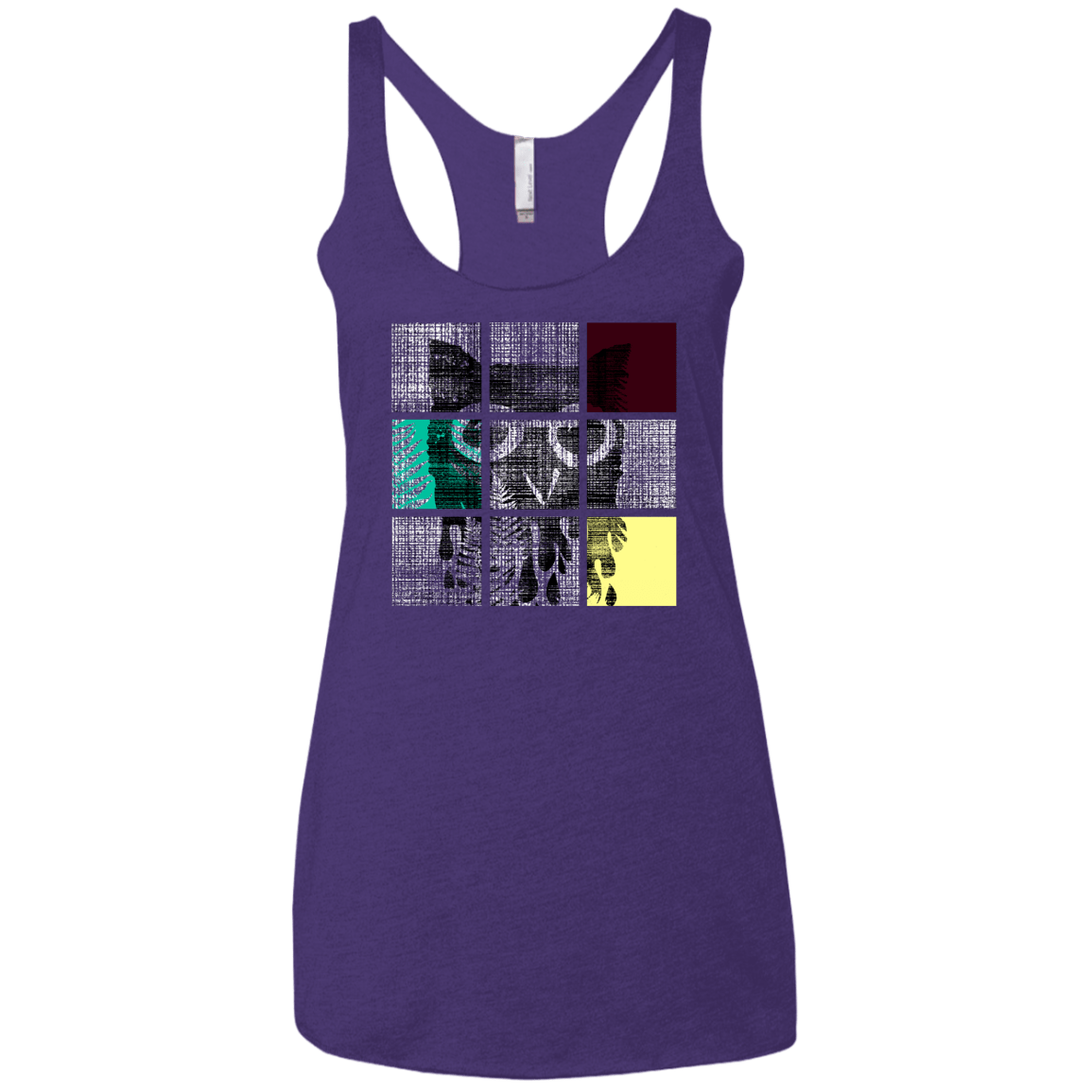 T-Shirts Purple Rush / X-Small Looking Glass Owl Women's Triblend Racerback Tank