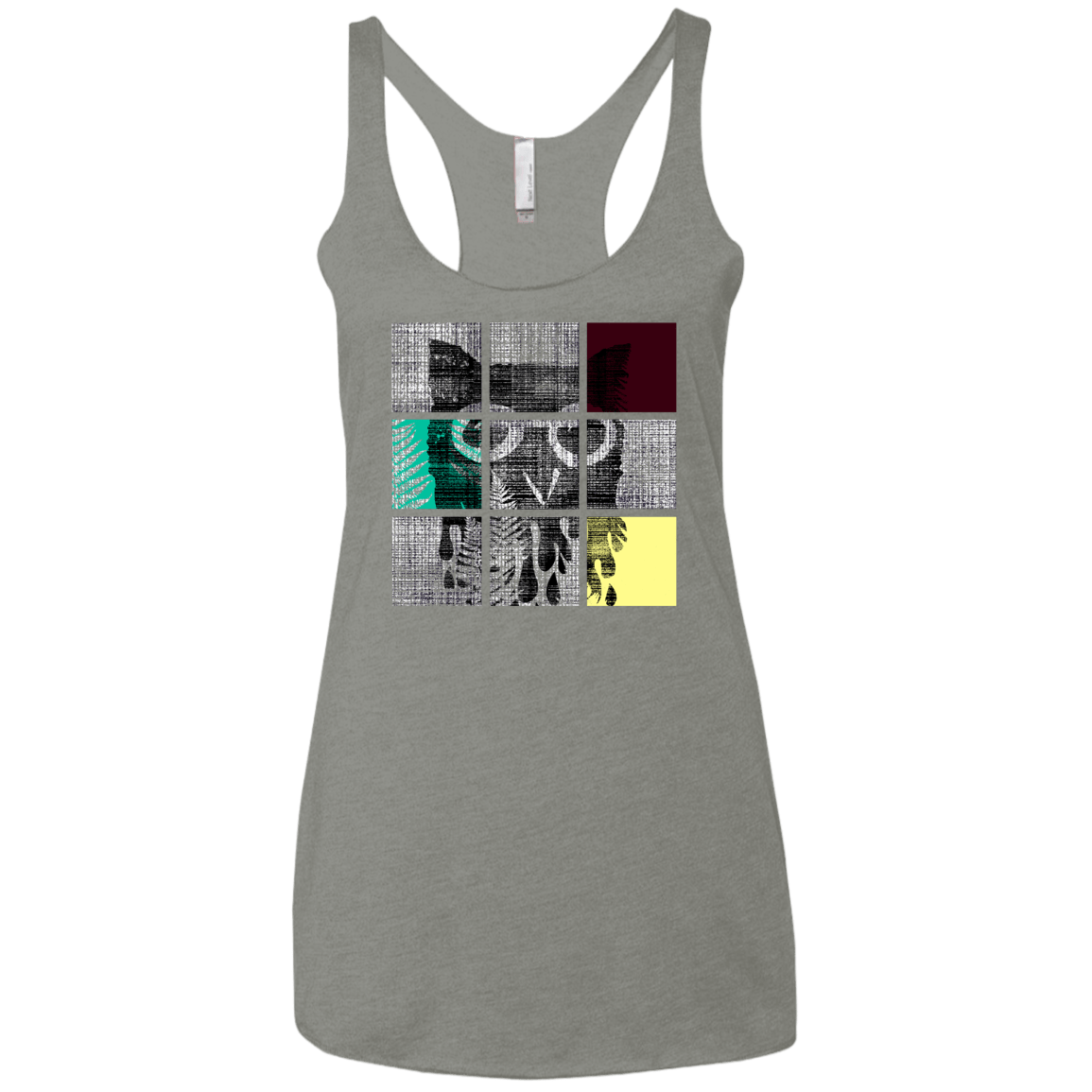 T-Shirts Venetian Grey / X-Small Looking Glass Owl Women's Triblend Racerback Tank