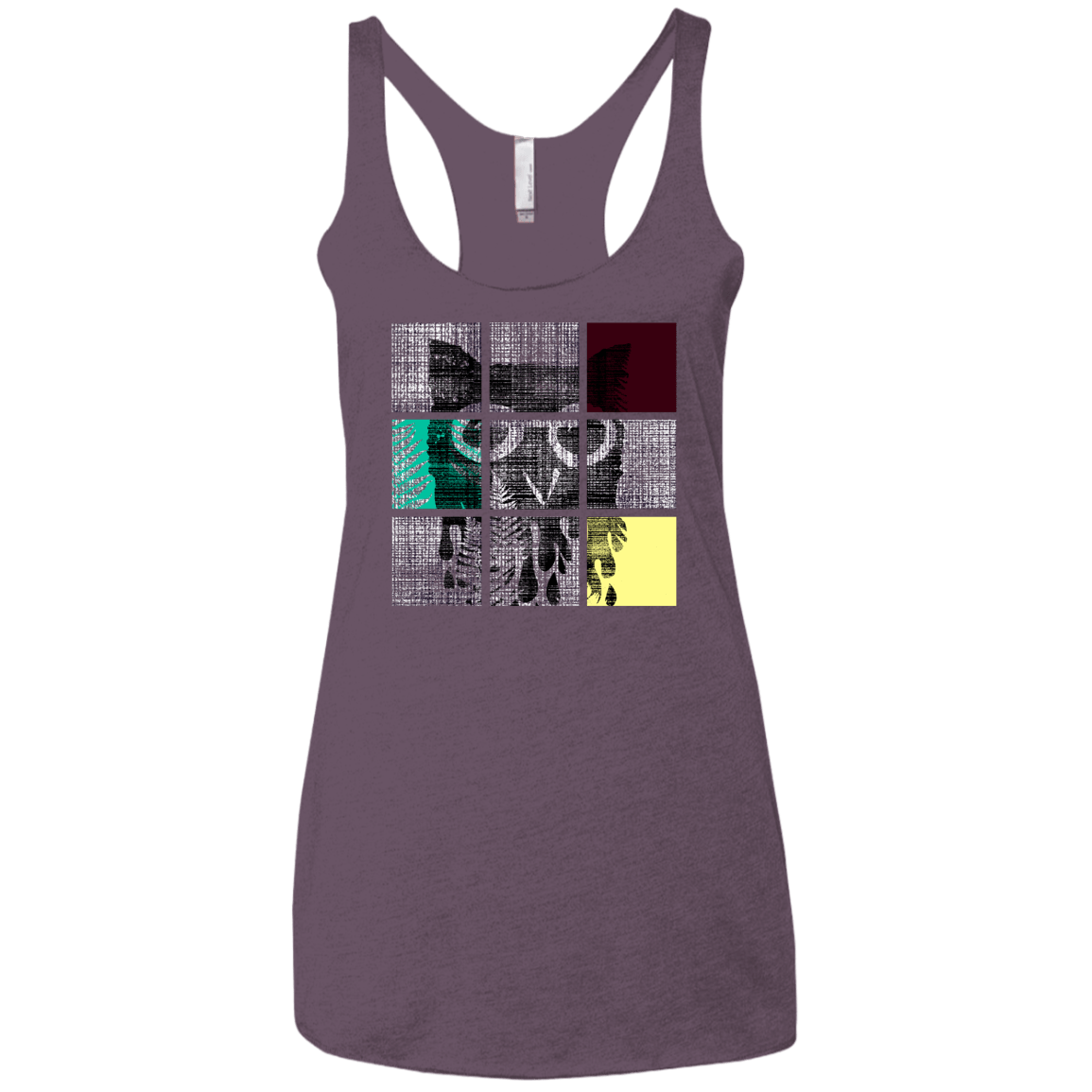 T-Shirts Vintage Purple / X-Small Looking Glass Owl Women's Triblend Racerback Tank