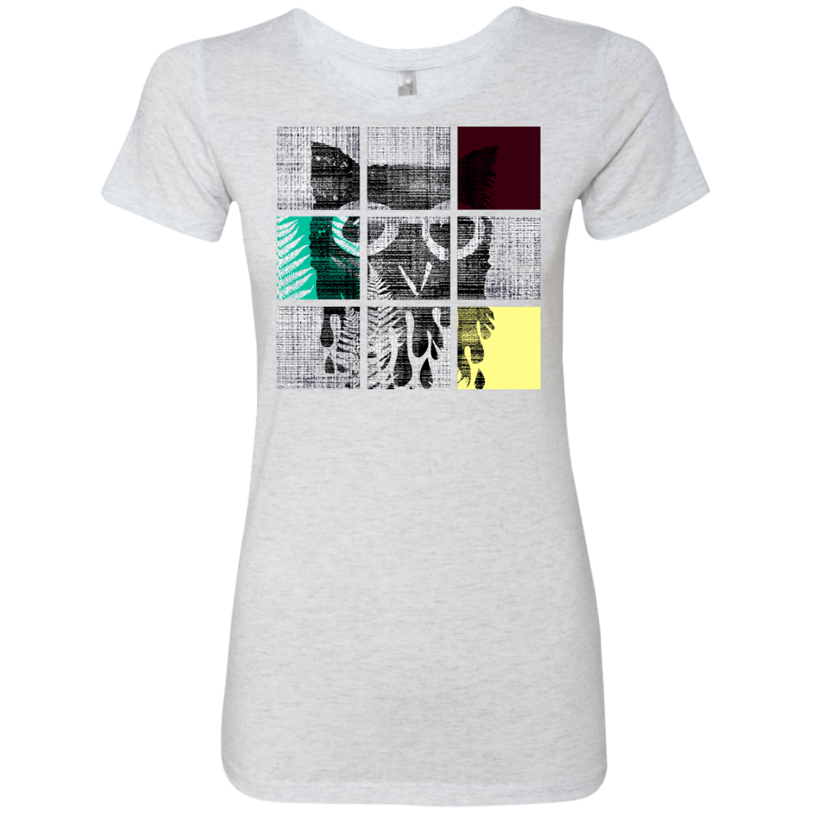 T-Shirts Heather White / S Looking Glass Owl Women's Triblend T-Shirt