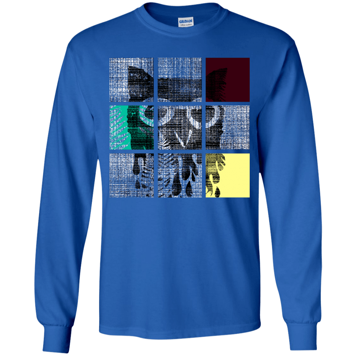 T-Shirts Royal / YS Looking Glass Owl Youth Long Sleeve T-Shirt